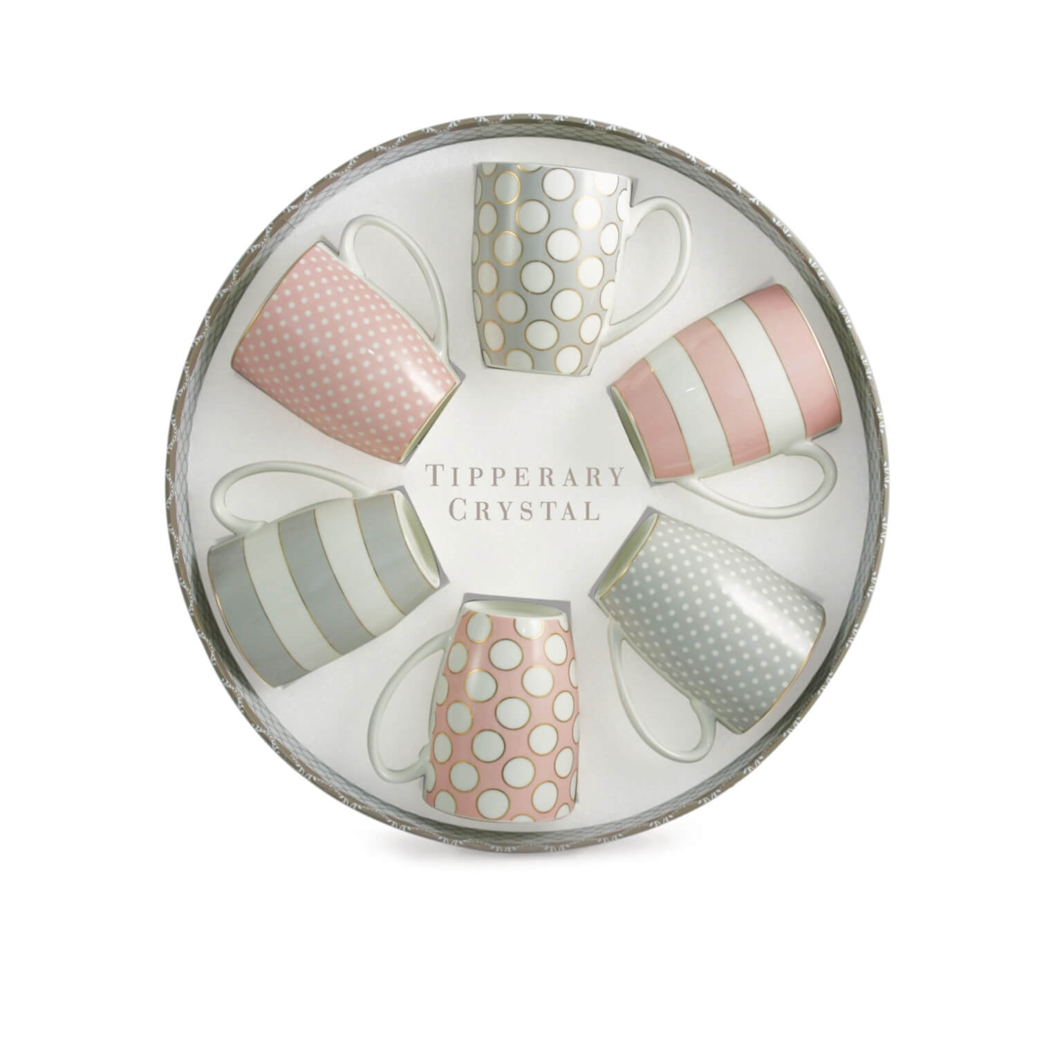 Tipperary Crystal Set Of 6 Mugs Party Pack 1 Shaws Department Stores
