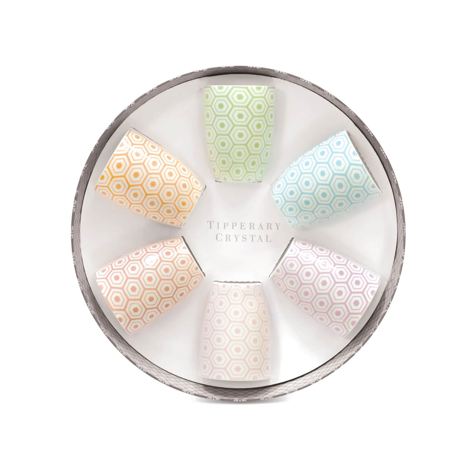 Tipperary Crystal Set of 6 Honeycomb Mugs 1 Shaws Department Stores