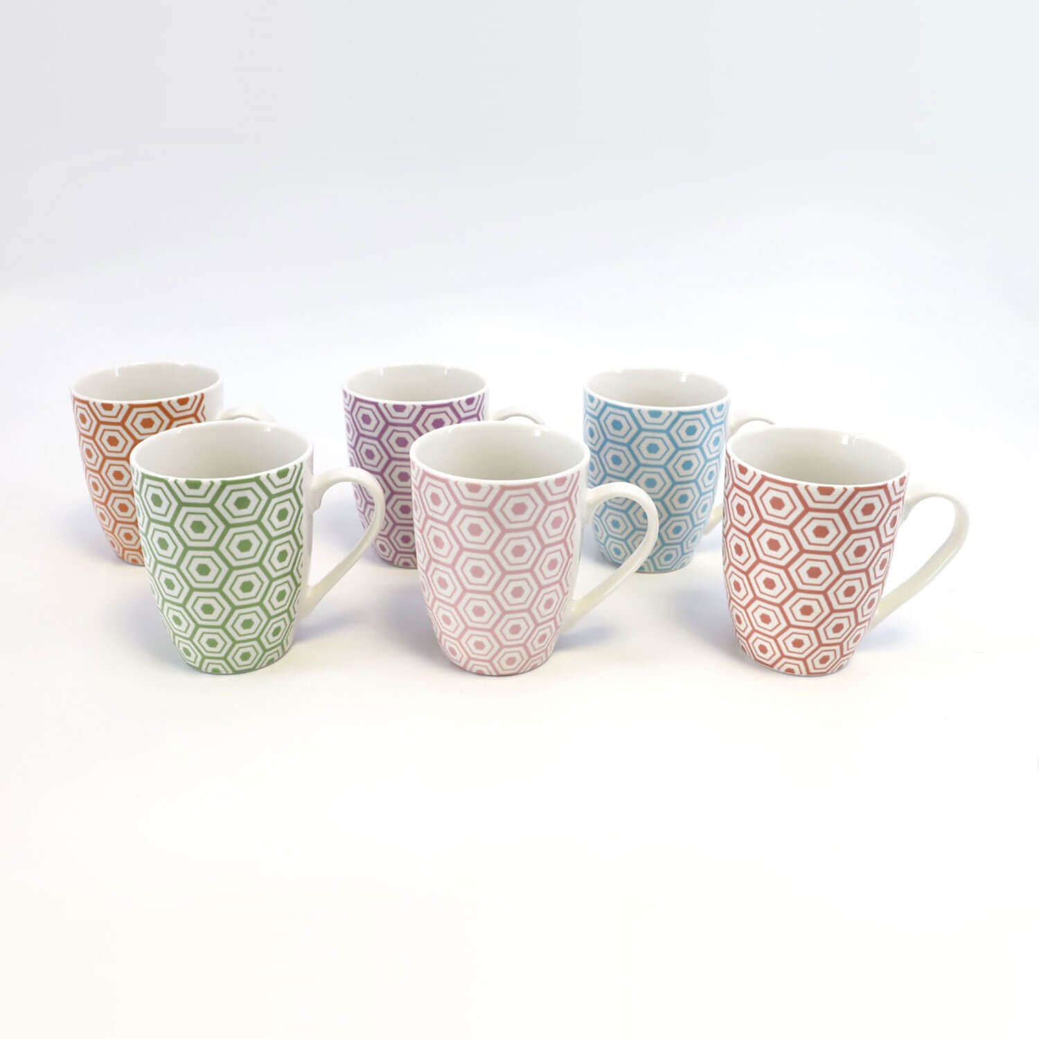 Tipperary Crystal Set of 6 Honeycomb Mugs 2 Shaws Department Stores