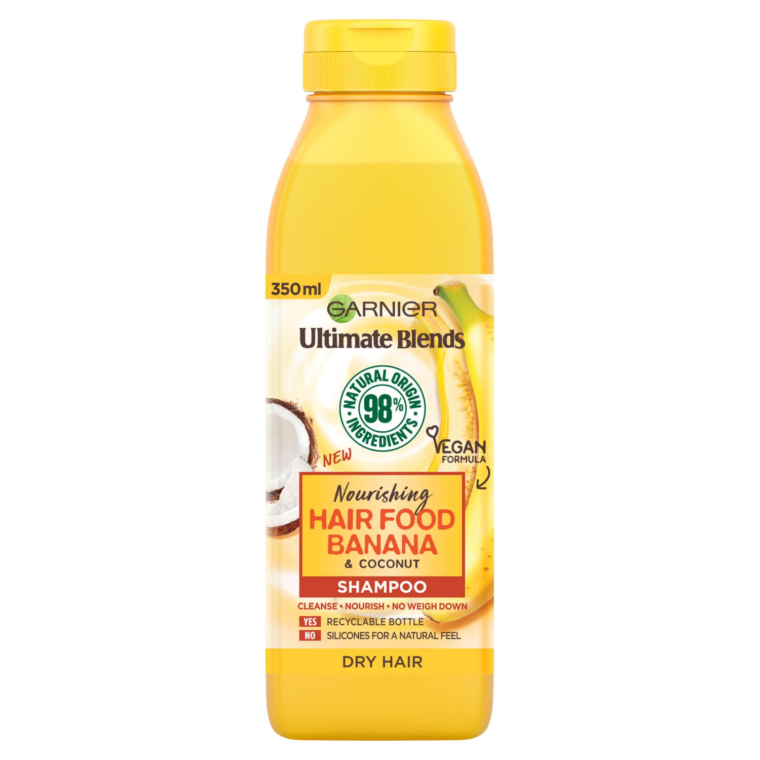 Garnier Ultimate Blends Nourishing Hair Food Banana Shampoo - 350ml 1 Shaws Department Stores
