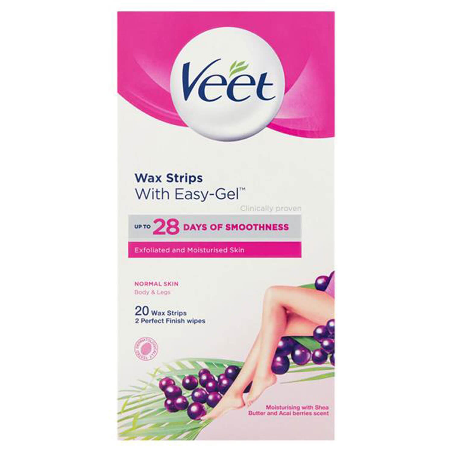 Veet Easy Grip Wax Strips Normal Skin 1 Shaws Department Stores