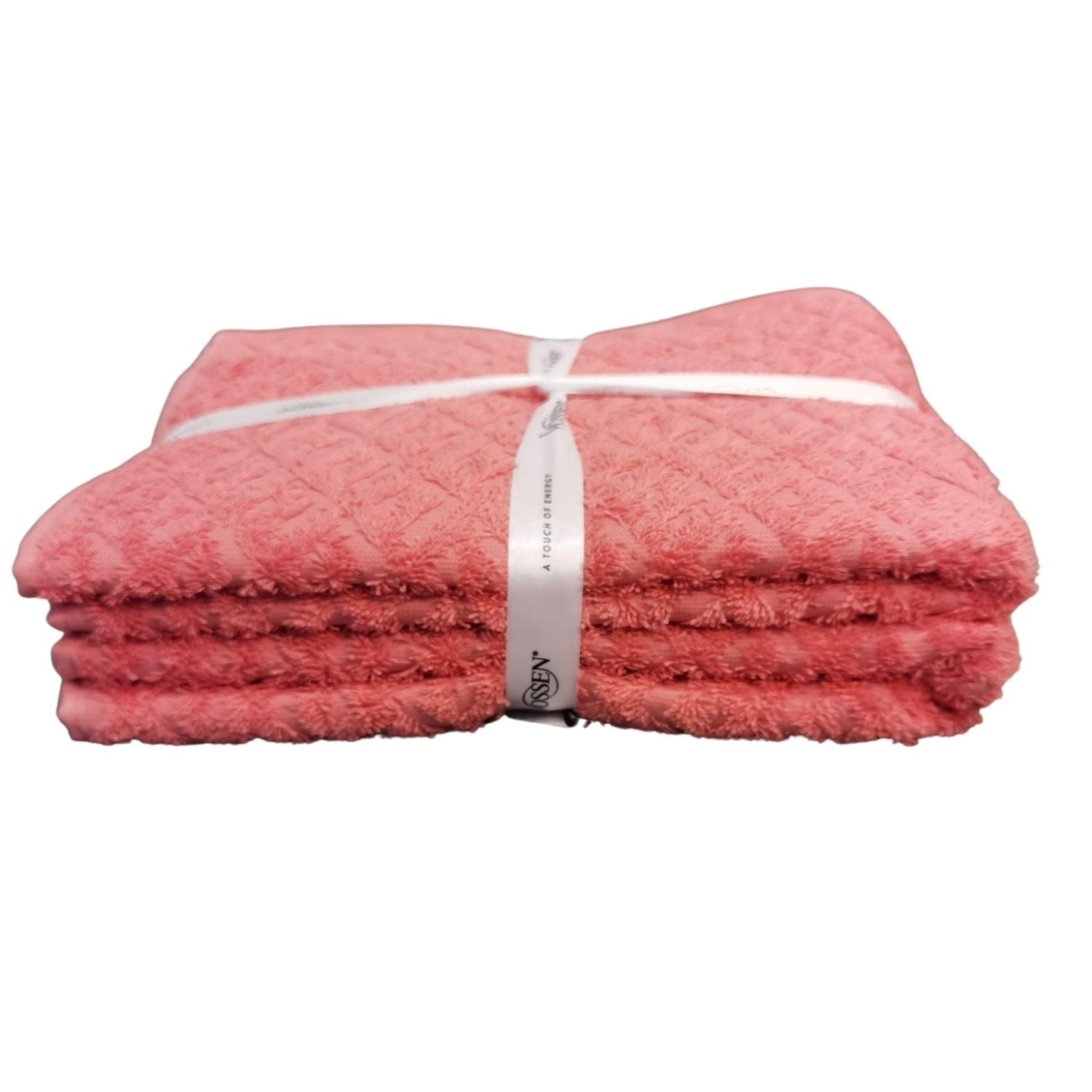 Vossen Graphic Bath Towel -Set Of 2 - Red 4 Shaws Department Stores