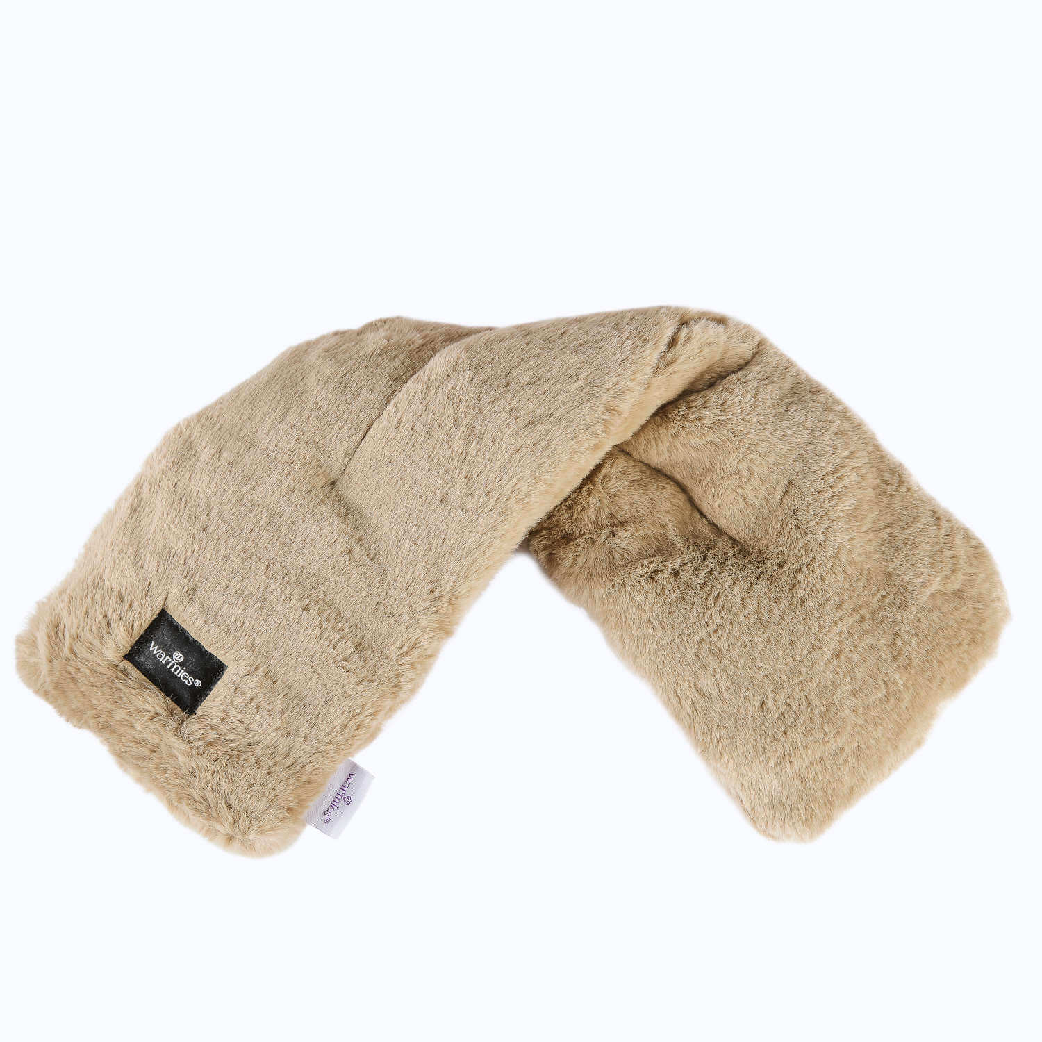 Warmies Luxury Microwavable Neck Wrap - Latte 1 Shaws Department Stores