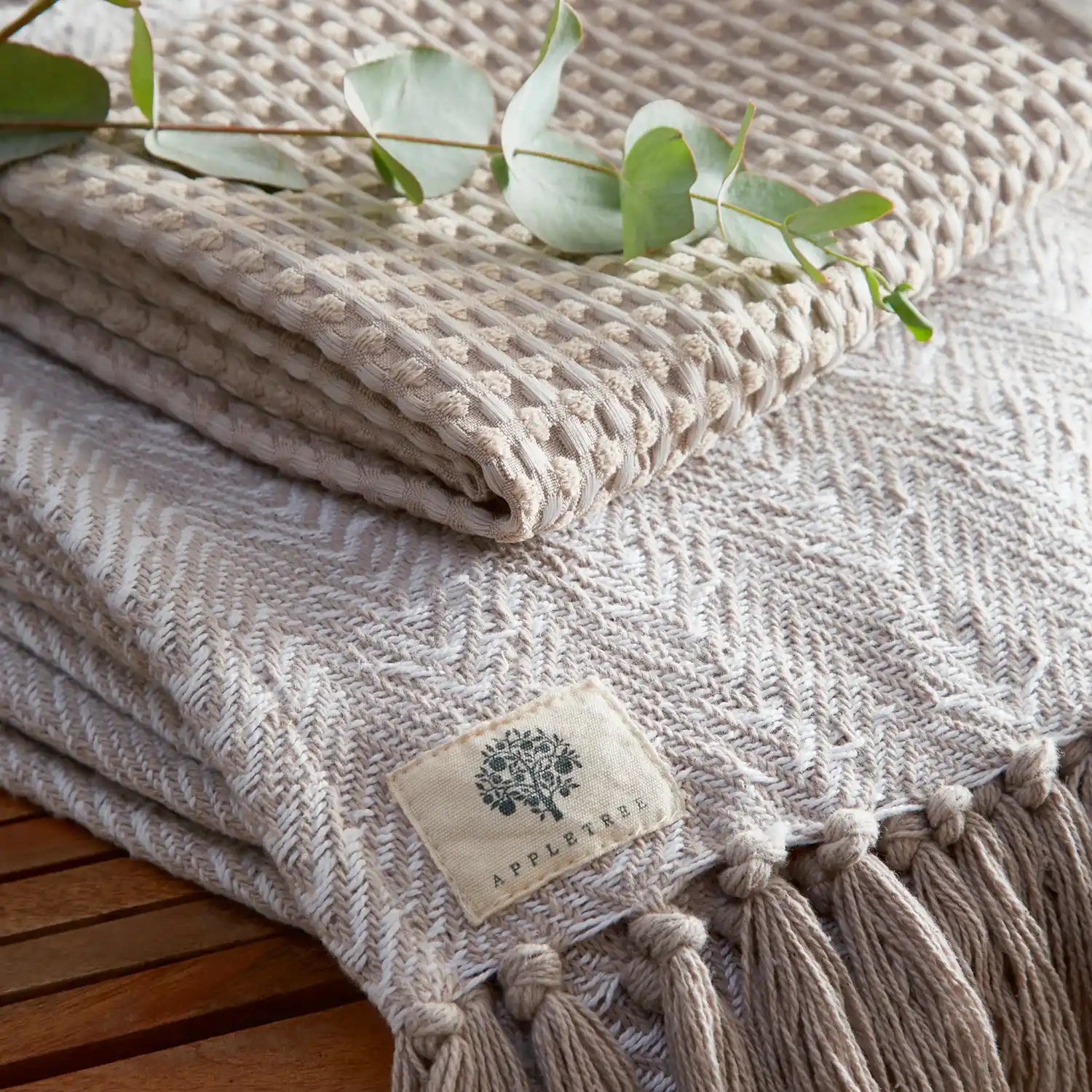 The Home Luxury Collection Textured Waffle Duvet Cover Set 4 Shaws Department Stores