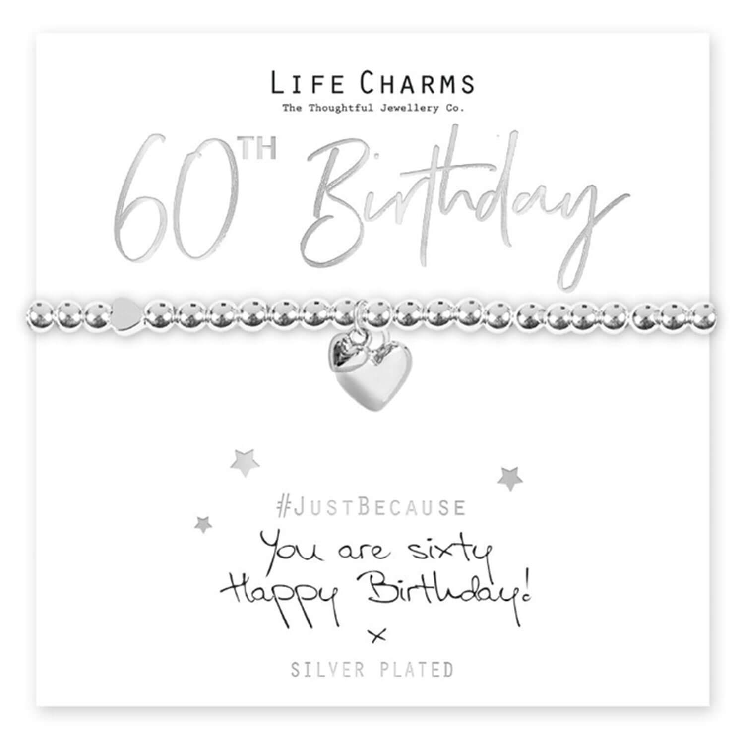 Life Charms You Are 60 Bracelet - Silver 2 Shaws Department Stores