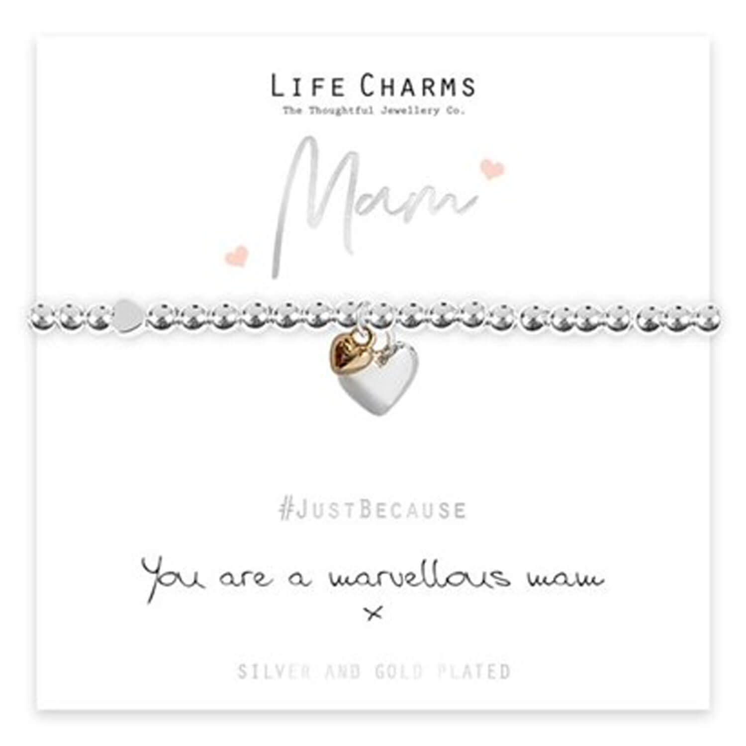 Life Charms You Are A Marvellous Mam - Silver 2 Shaws Department Stores