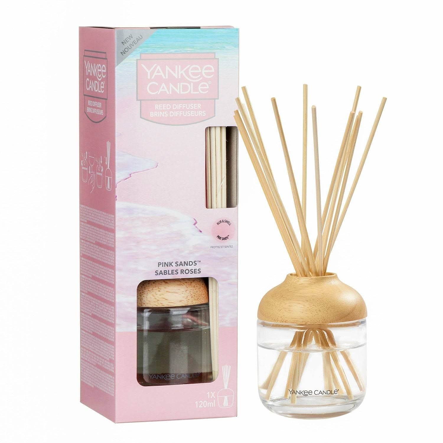 Yankee Candle Reed Diffuser - Pink Sands 1 Shaws Department Stores