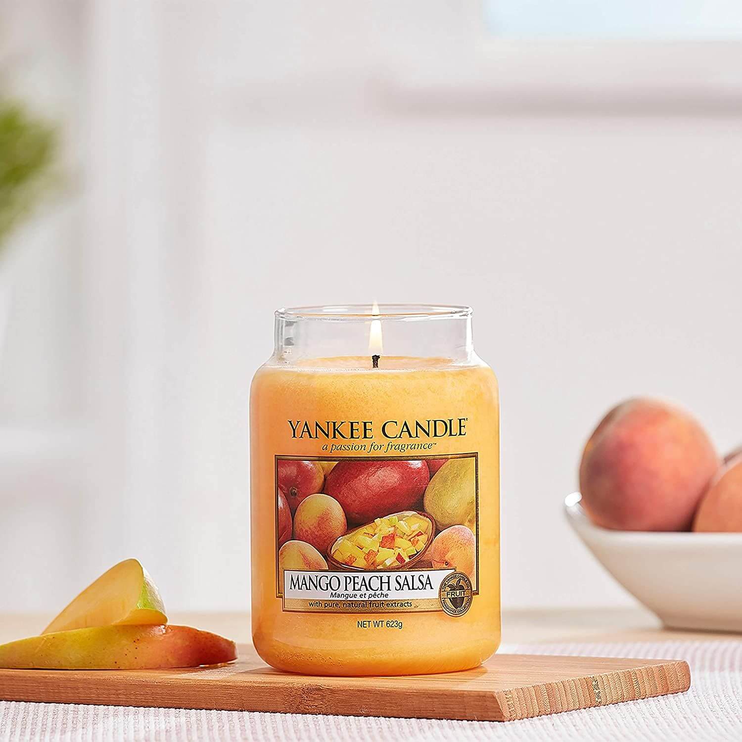 Yankee Candle Mango Peach Salsa Candle Large Jar 2 Shaws Department Stores