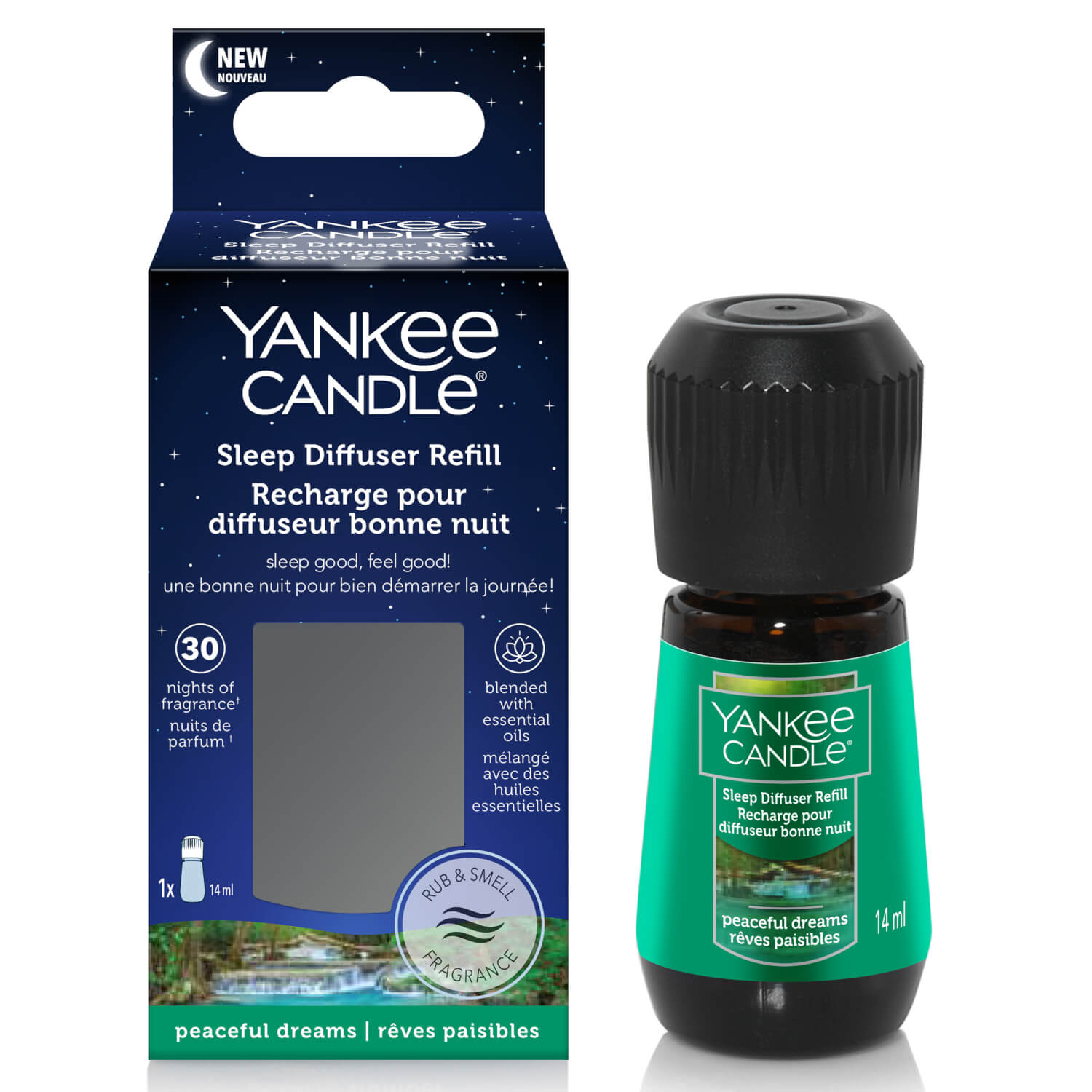 Yankee Candle Sleep Diffuser Refill Peaceful Dreams - 14ml 2 Shaws Department Stores