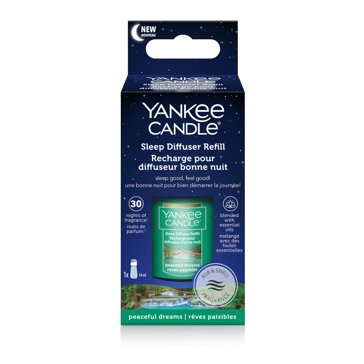 Yankee Candle Sleep Diffuser Refill Peaceful Dreams - 14ml 1 Shaws Department Stores