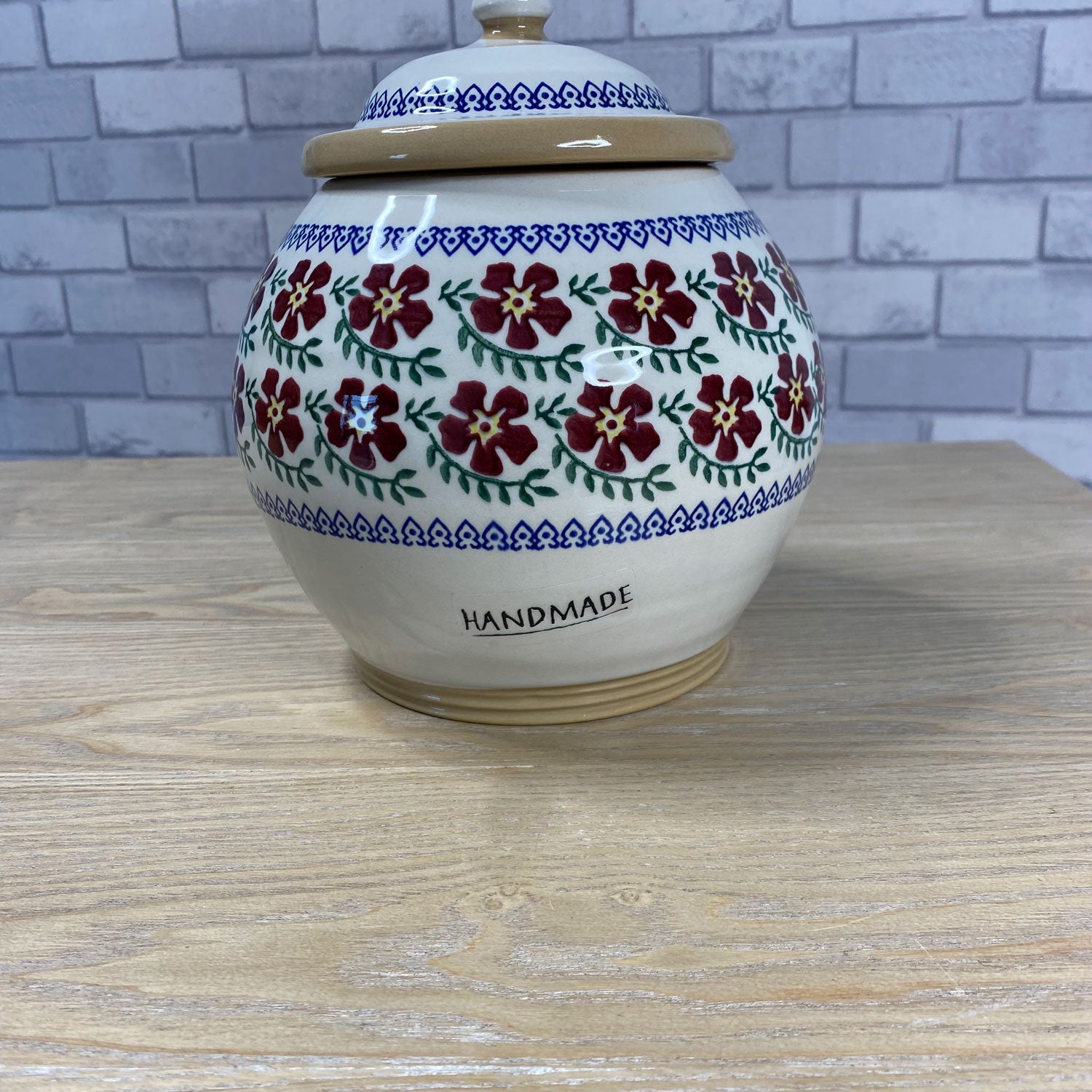Nicholas Mosse Old Rose Cookie Jar 4 Shaws Department Stores