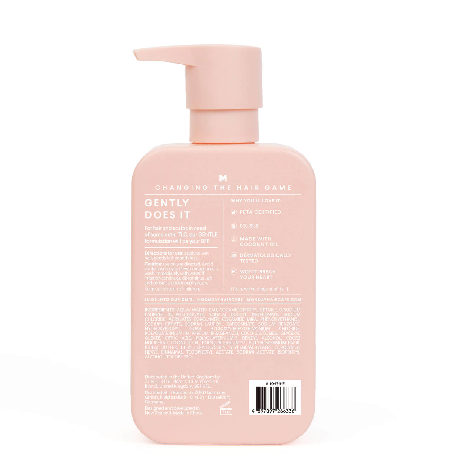 Monday Gentle Shampoo 350ml 2 Shaws Department Stores