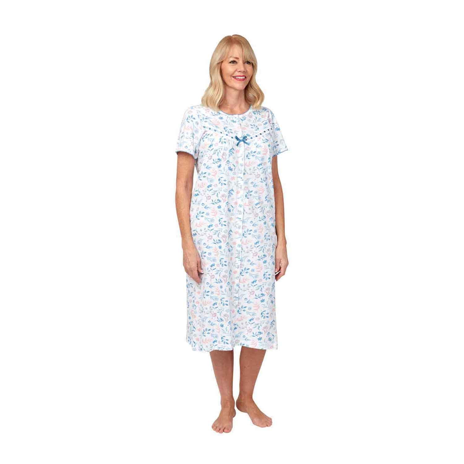 Full button front nightdress best sale