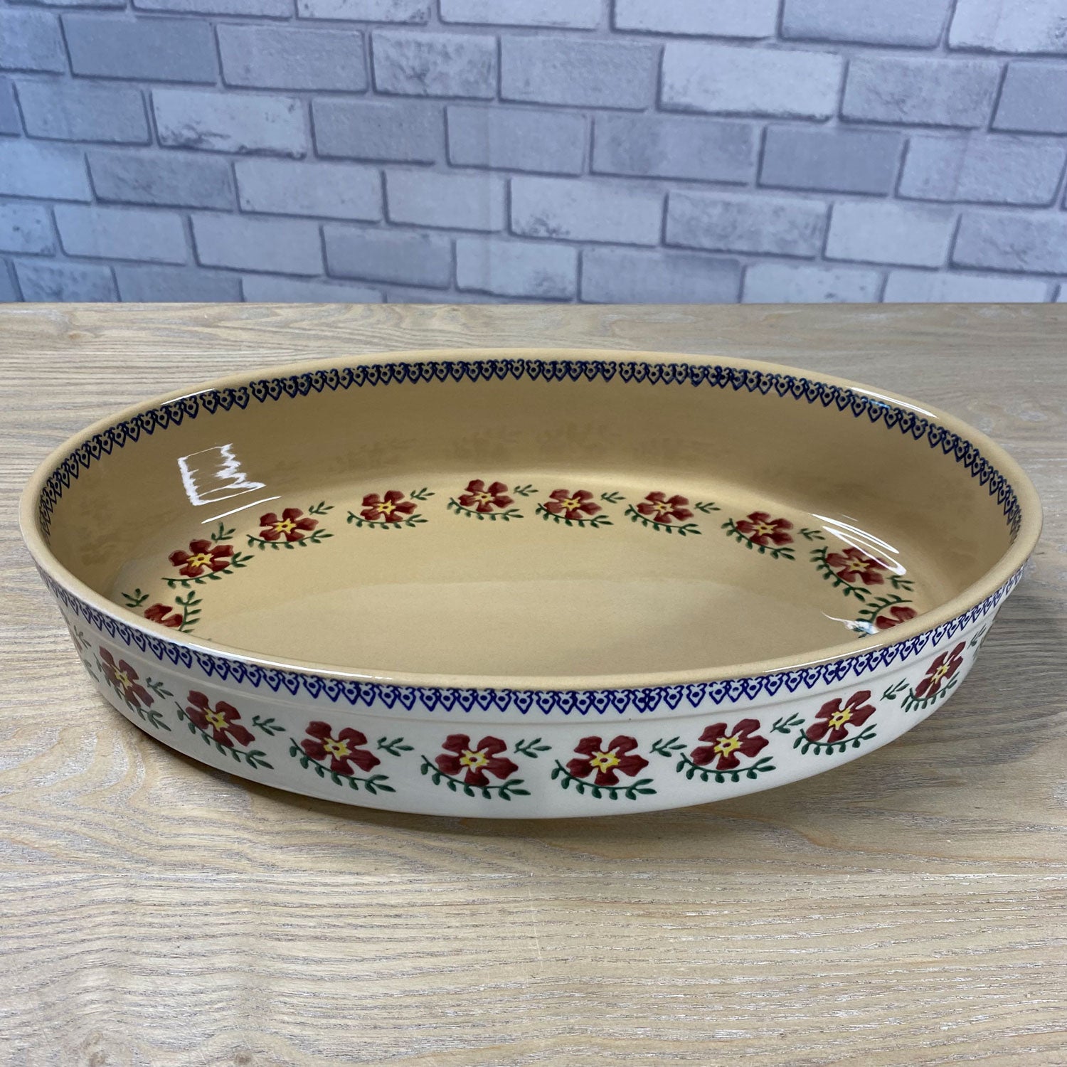 Nicholas Mosse Old Rose Ovenware Medium Oval DIsh 4 Shaws Department Stores