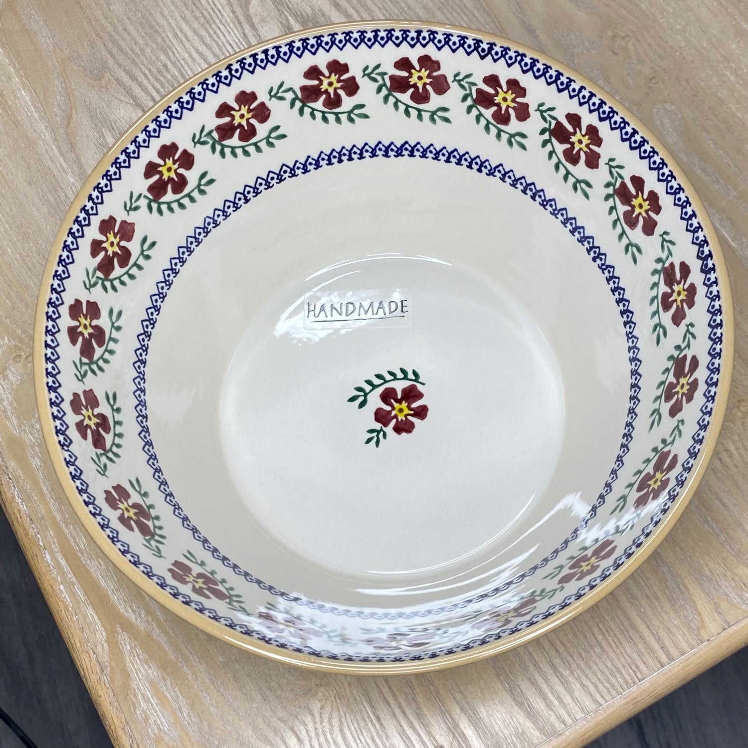 Nicholas Mosse Old Rose Large Angled Bowl 2 Shaws Department Stores