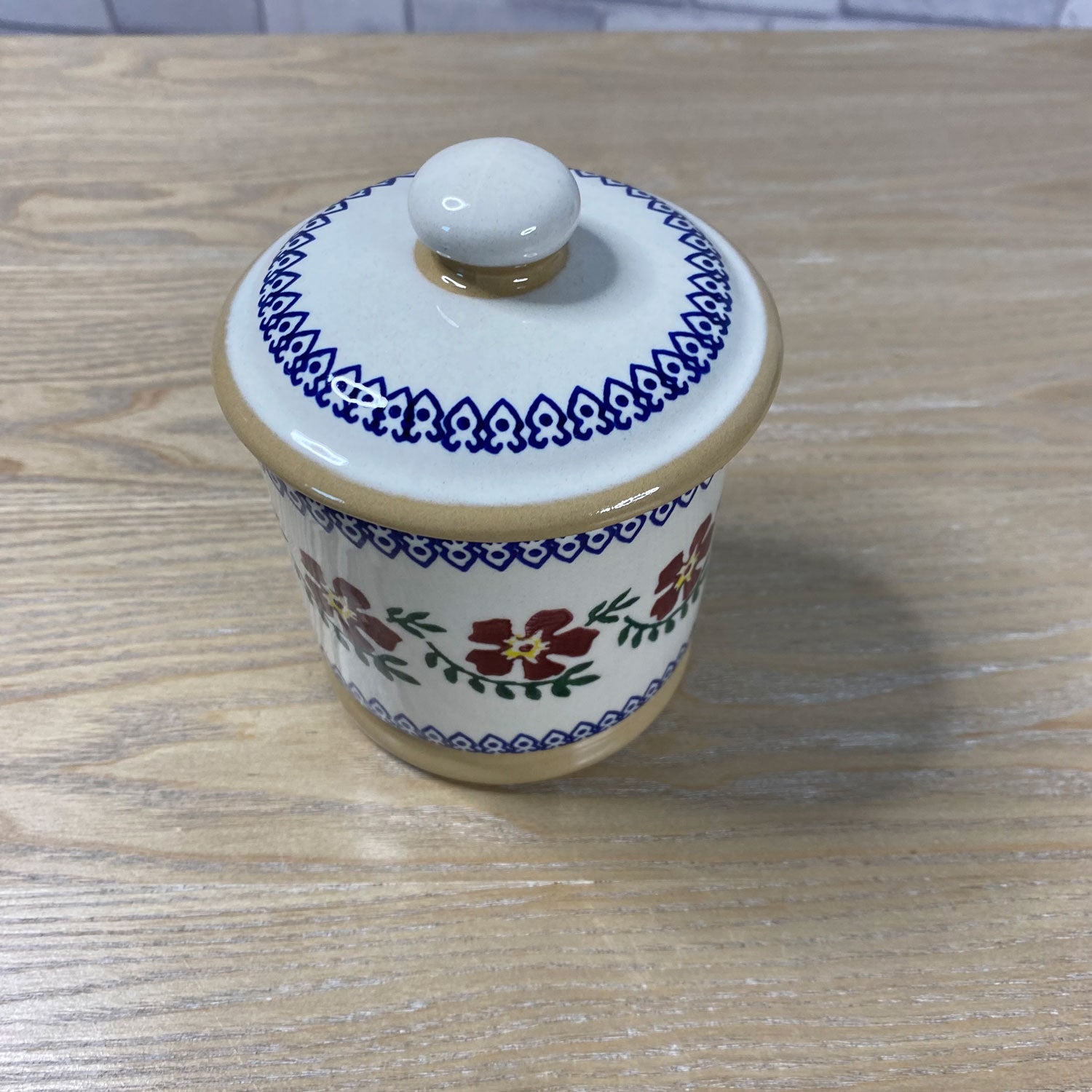 Nicholas Mosse Old Rose Lidded Sugar Bowl 5 Shaws Department Stores