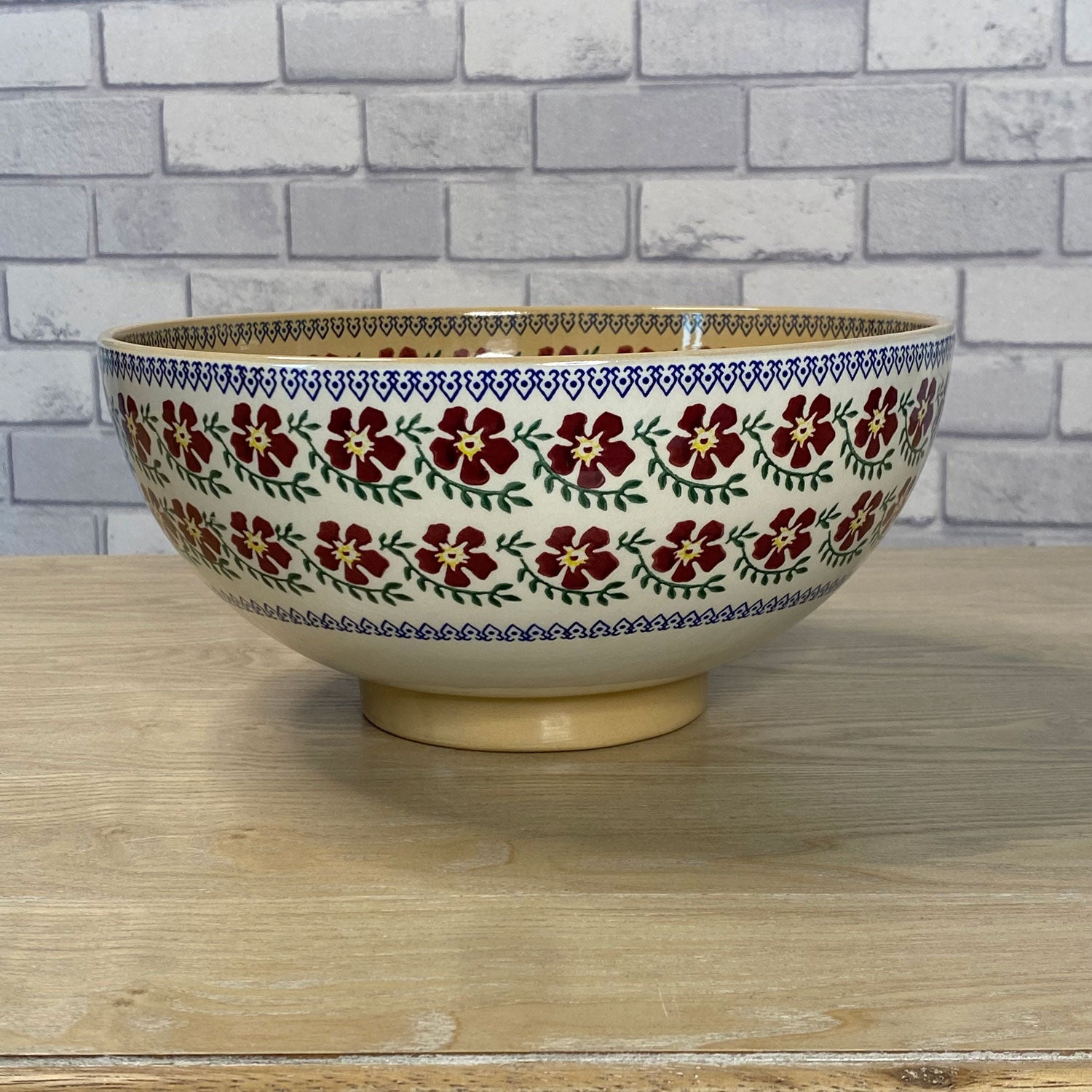 Nicholas Mosse Old Rose Salad Bowl 2 Shaws Department Stores
