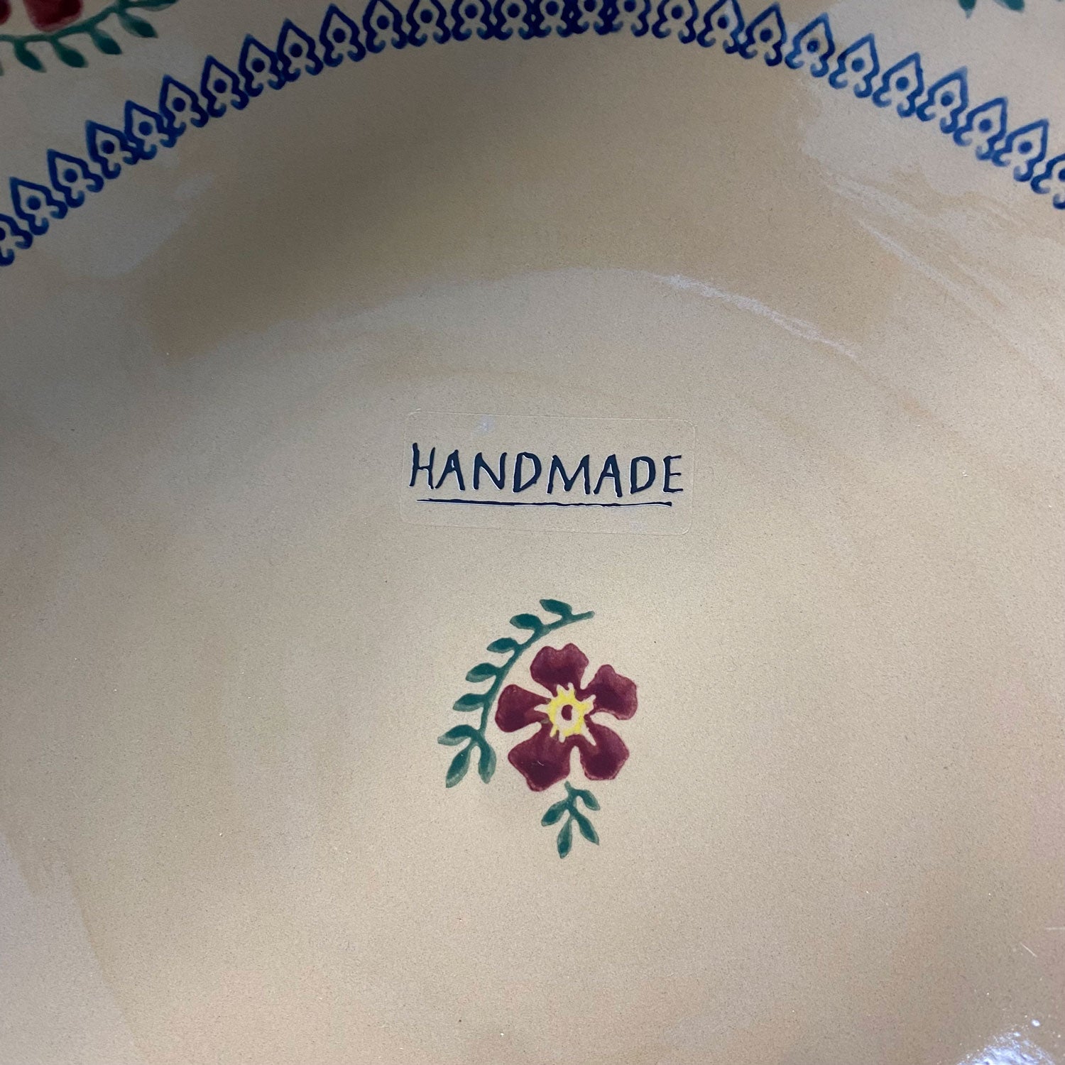 Old Rose Salad Bowl