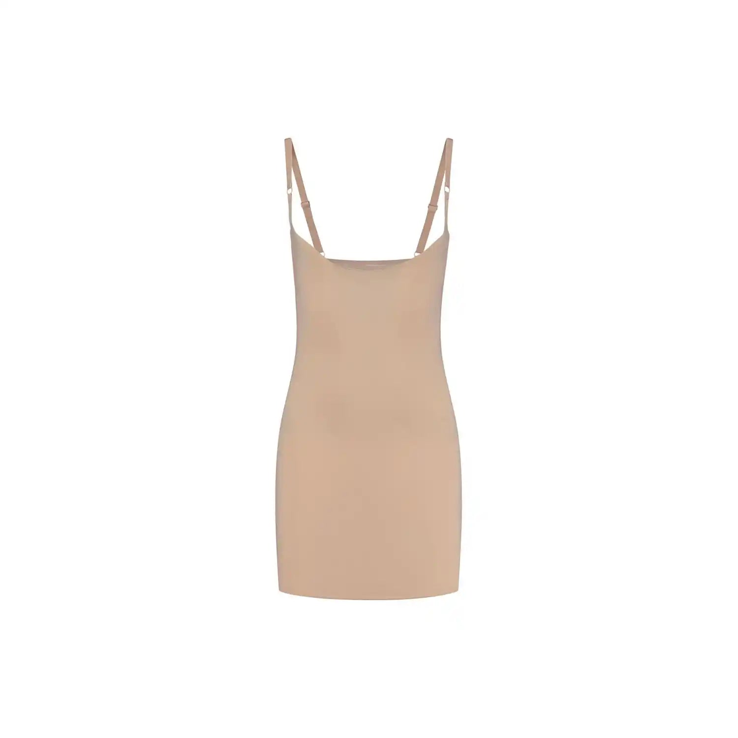 Bye Bra Sculpting Open Bust Dress - Beige 5 Shaws Department Stores