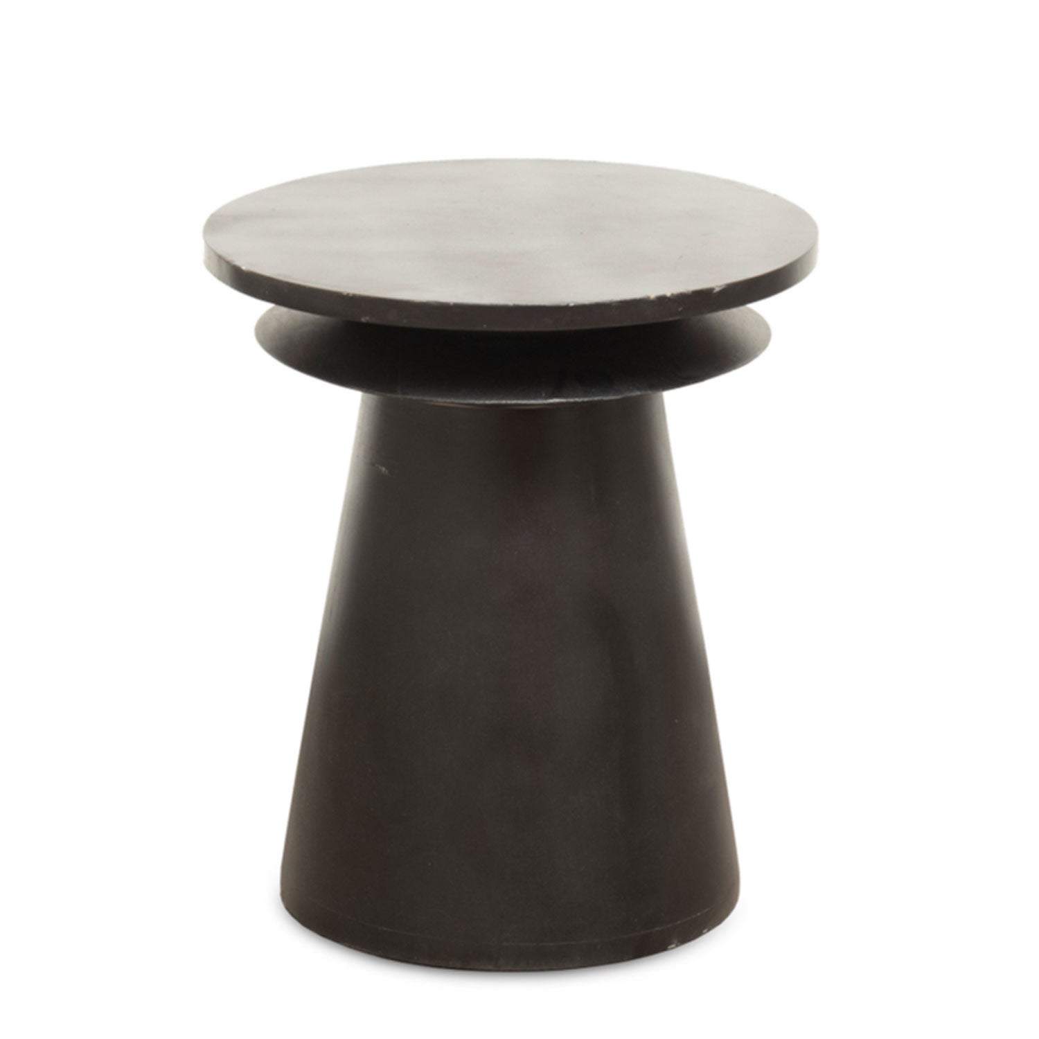 Kirkwood Artmoda Mango Wood Stool - Black 1 Shaws Department Stores