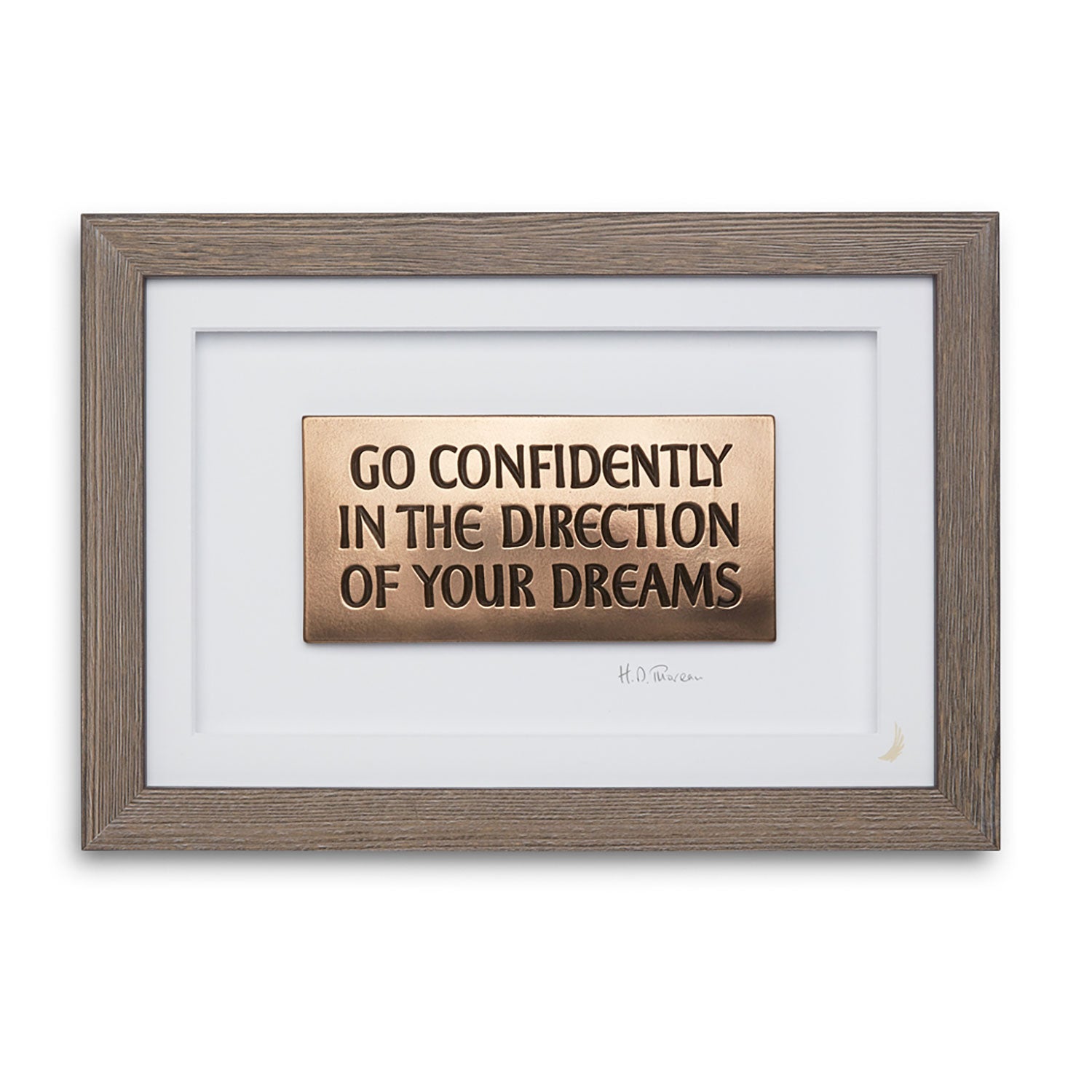 Wild Goose Studio Go Confidently in the Direction of your Dreams - Grey 1 Shaws Department Stores