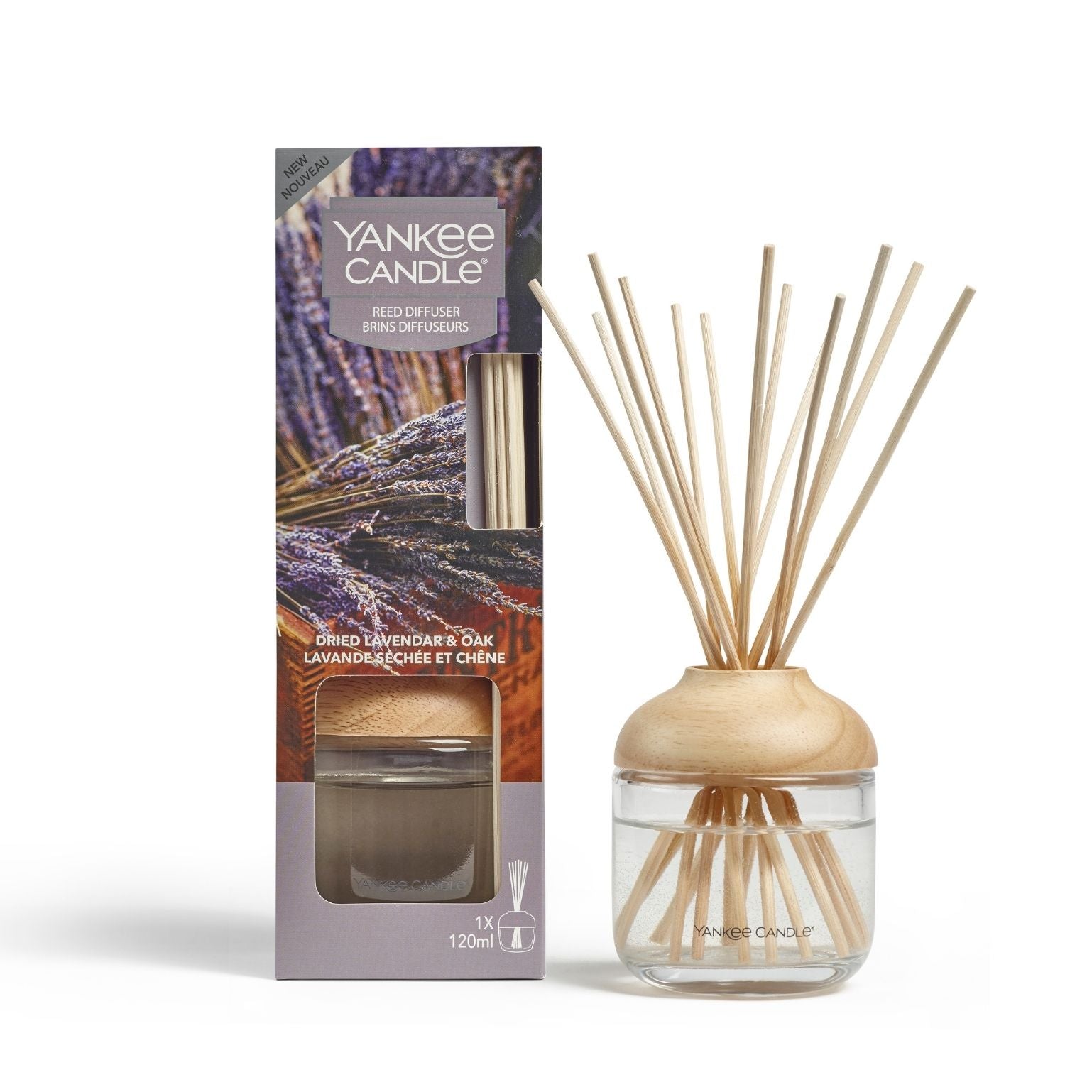 Yankee Candle Reed Diffuser - Lavender & Oak - Lavender 1 Shaws Department Stores