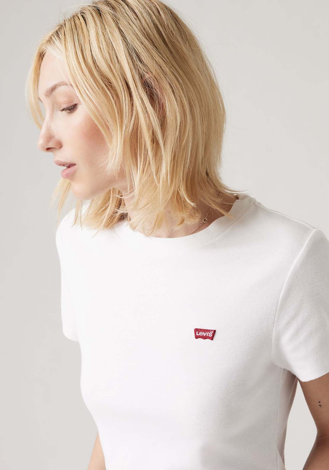 Levis Essential Tee - White 3 Shaws Department Stores