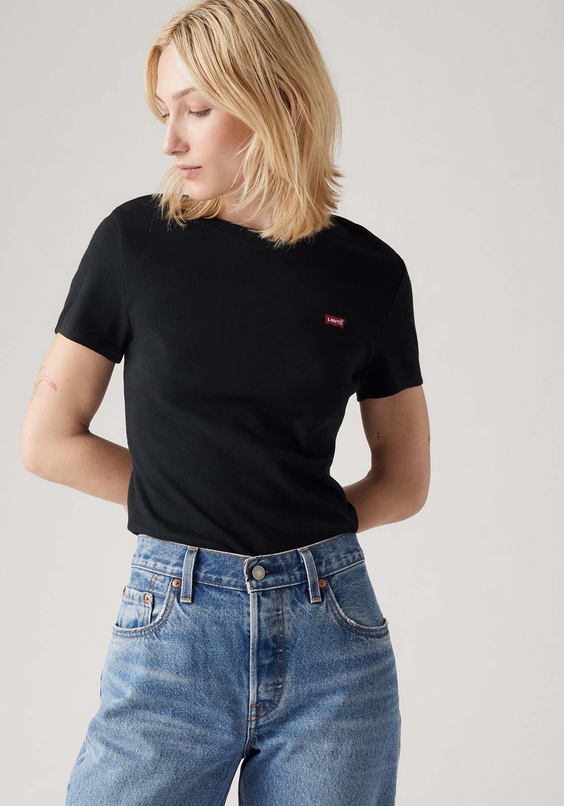 Levis Essential Tee - Anthracite Night 5 Shaws Department Stores