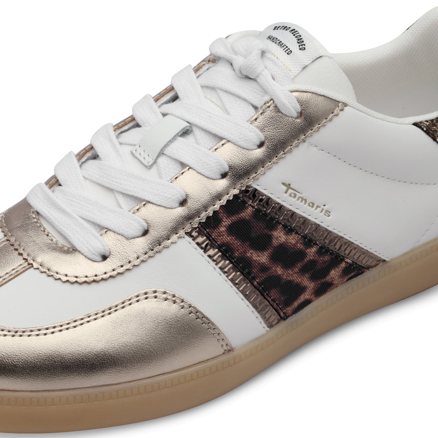 Tamaris Gum Sole Trainer - Leopard Comb 2 Shaws Department Stores