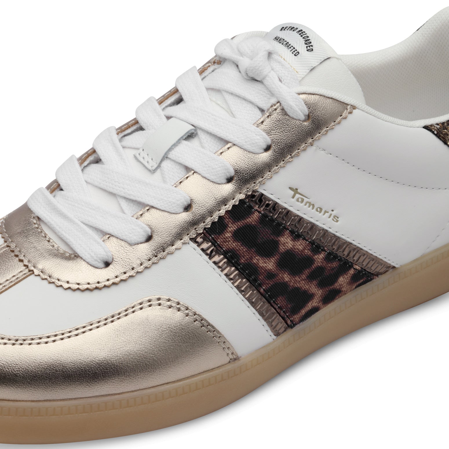 Tamaris Gum Sole Trainer - Leopard Comb 2 Shaws Department Stores