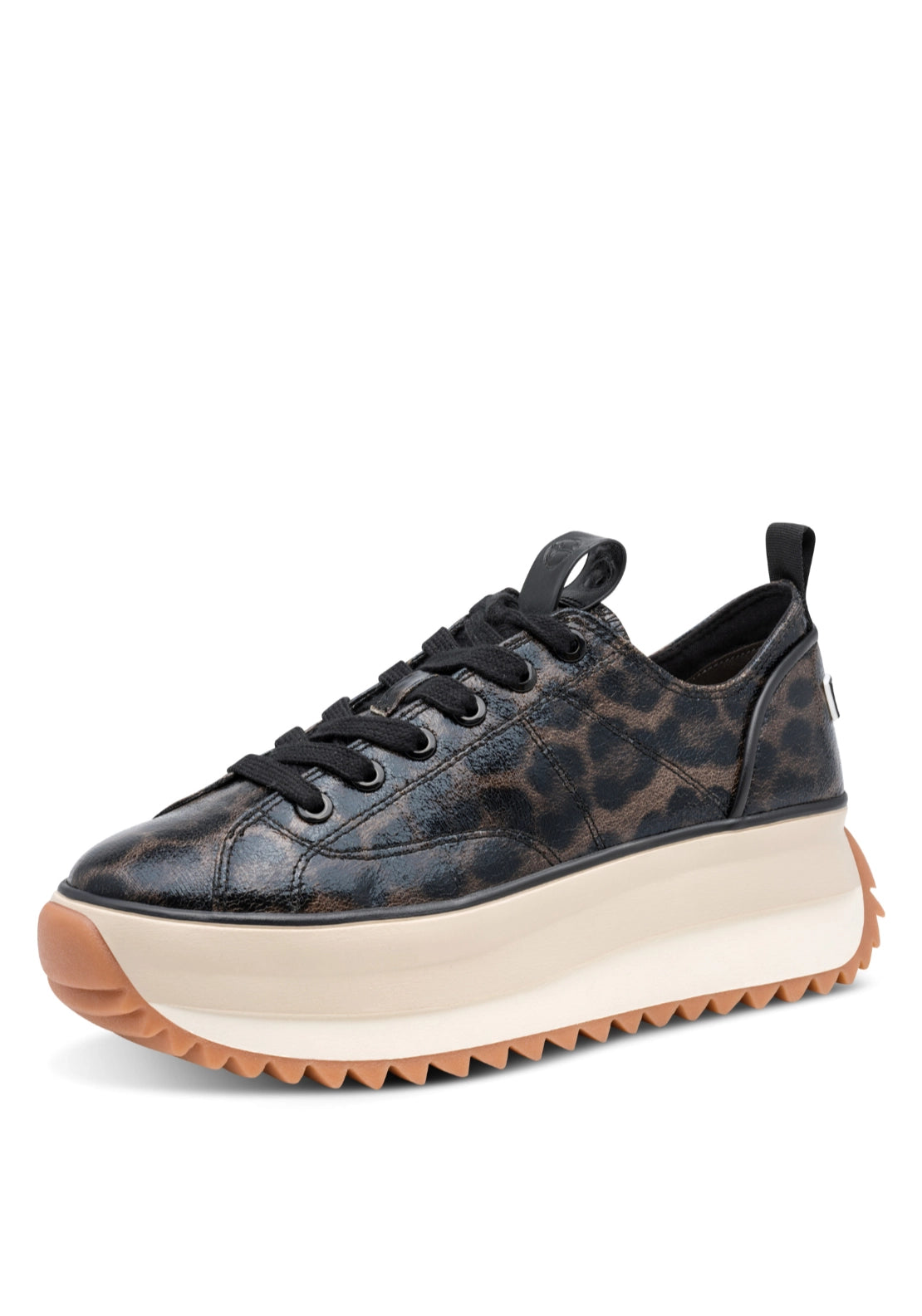 Platform Animal Print Trainer - Leopard