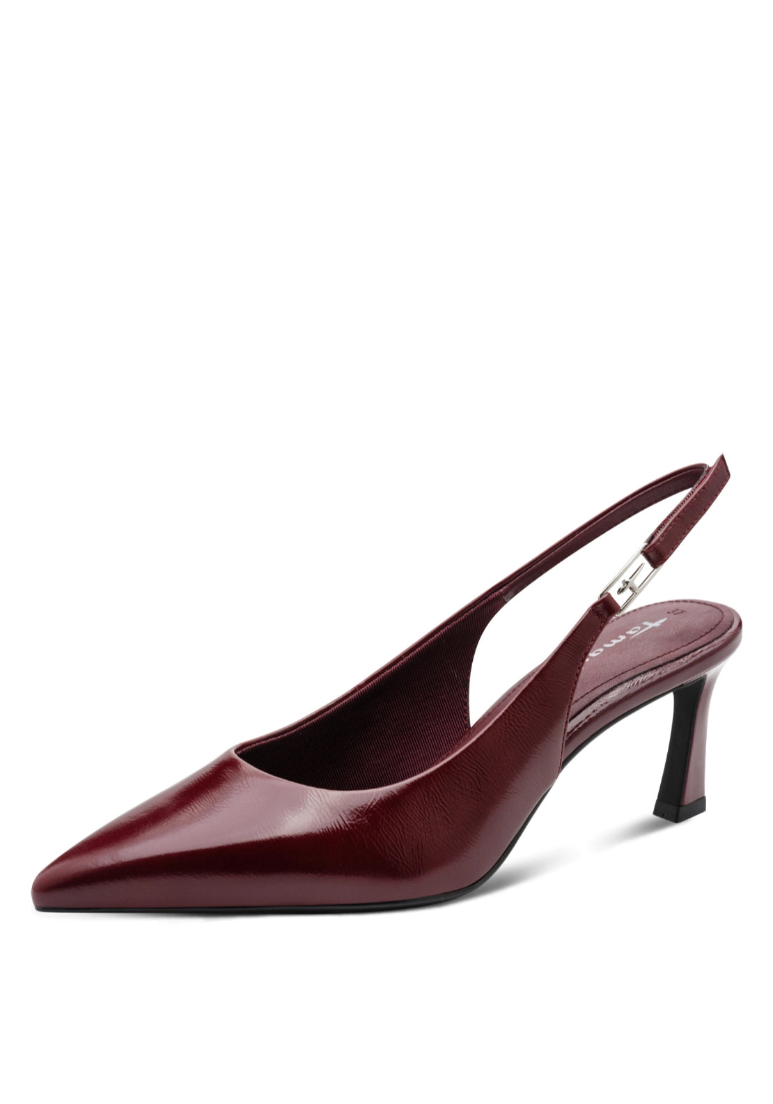 Leather Slingback - Merlot
