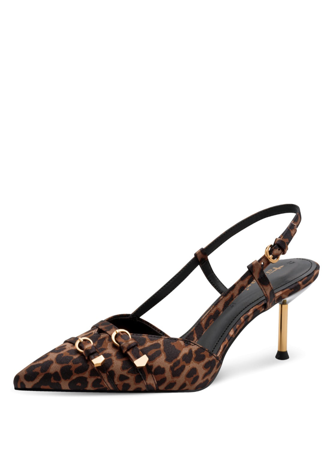 Tamaris Animal Print Slingback Heel - Leopard 1 Shaws Department Stores