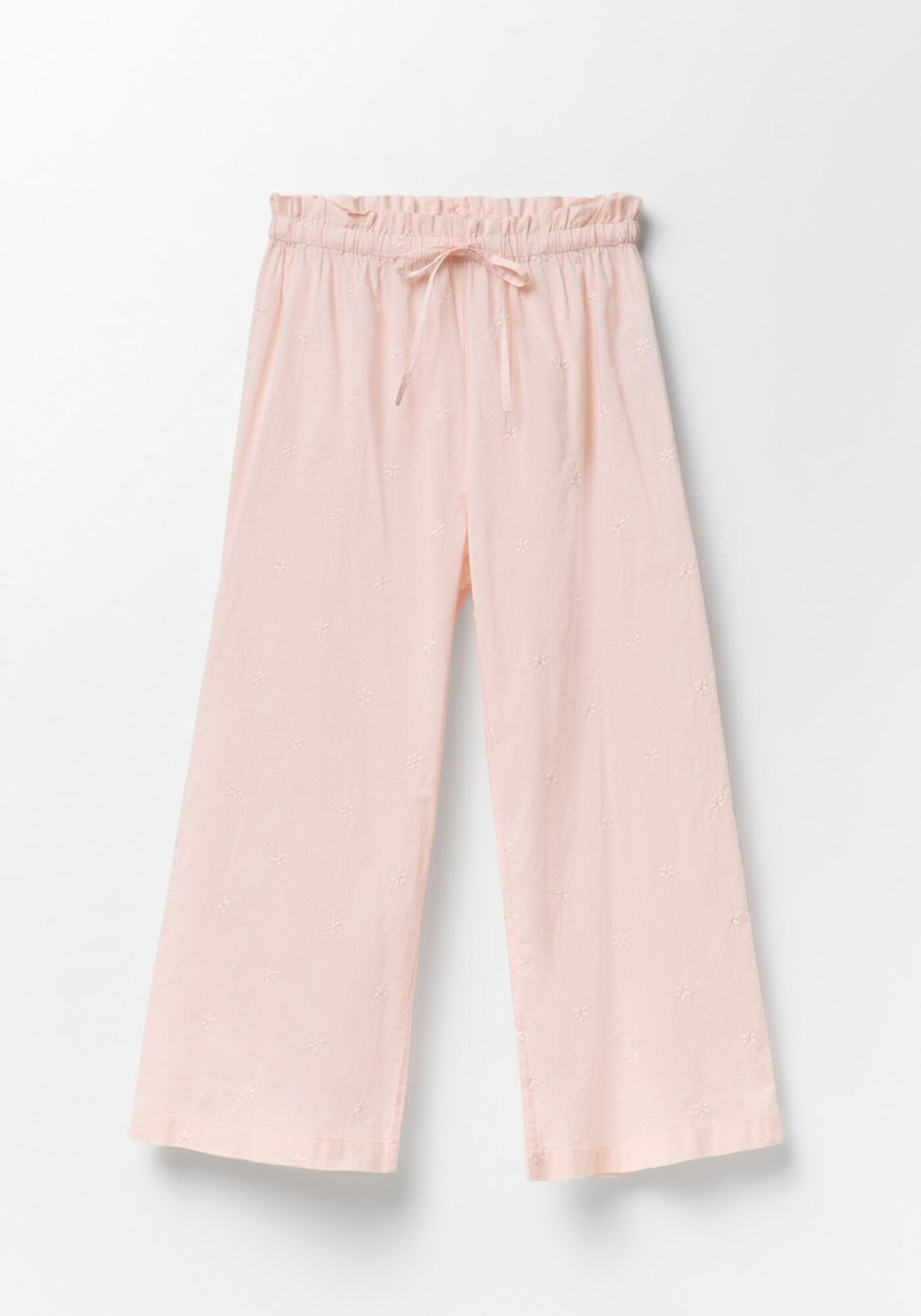 Sfera 100% Cotton Daisy Print Pyjama Set With Lapel Collar - Pink 7 Shaws Department Stores