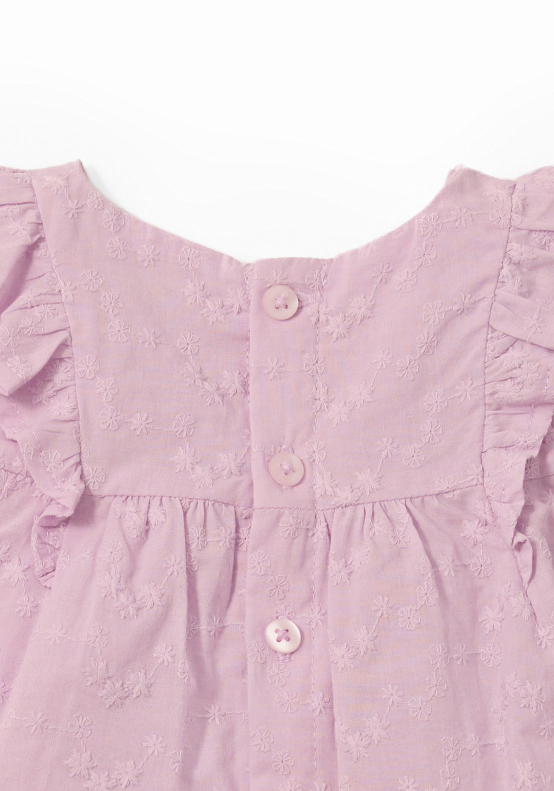 Sfera Embroidered Ruffle Blouse Set - Lavender 3 Shaws Department Stores