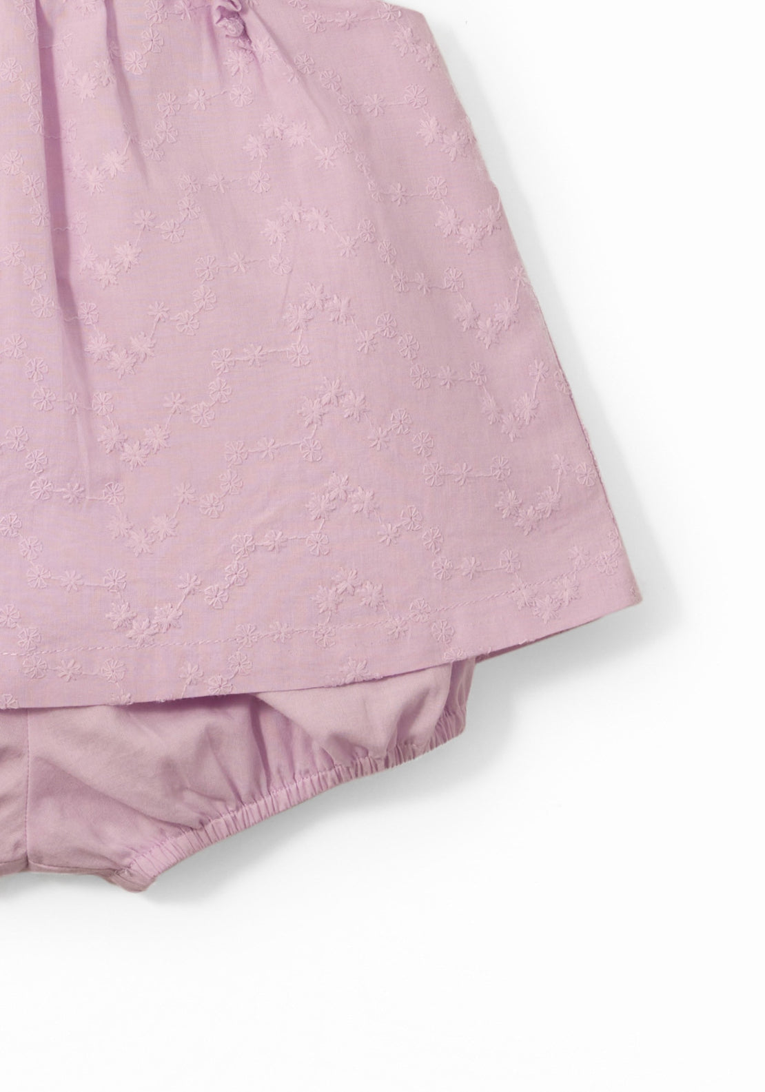 Sfera Embroidered Ruffle Blouse Set - Lavender 4 Shaws Department Stores