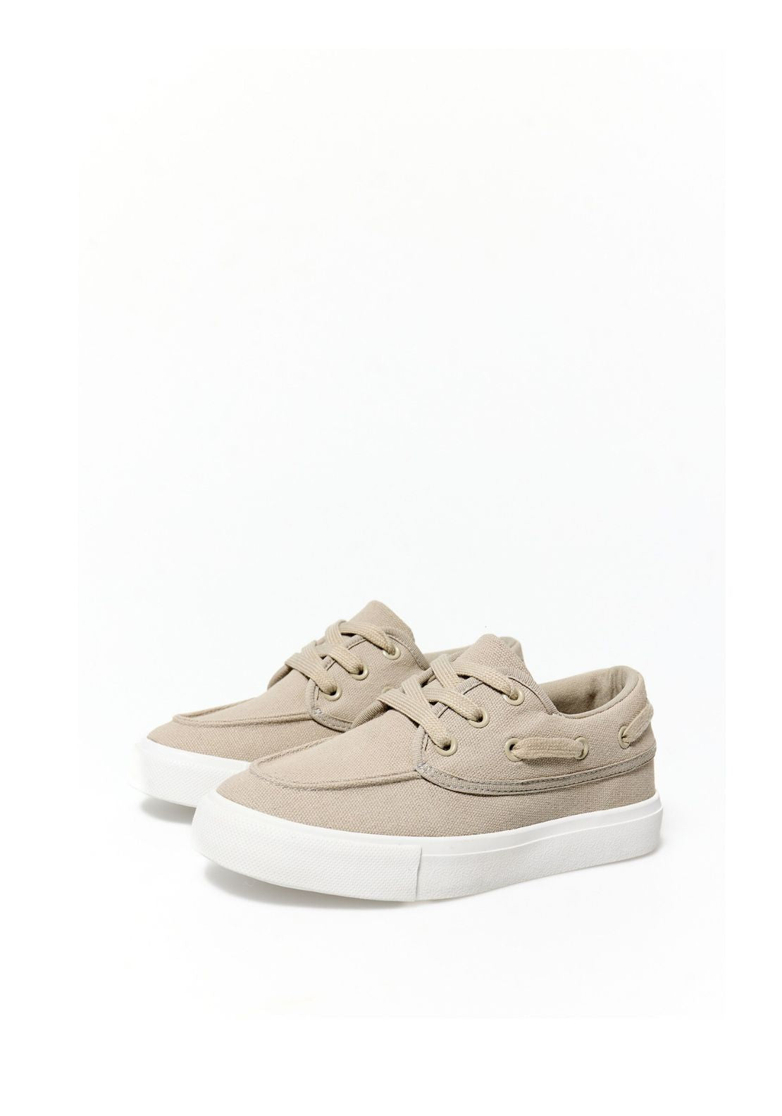 Sfera Canvas Loafer Trainers - Beige 4 Shaws Department Stores