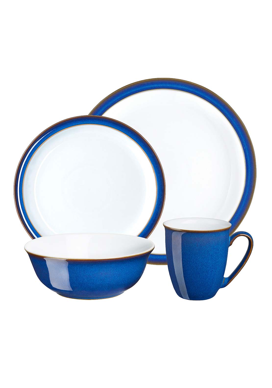 Denby Imperial Blue 16 Piece Tableware Set 3 Shaws Department Stores