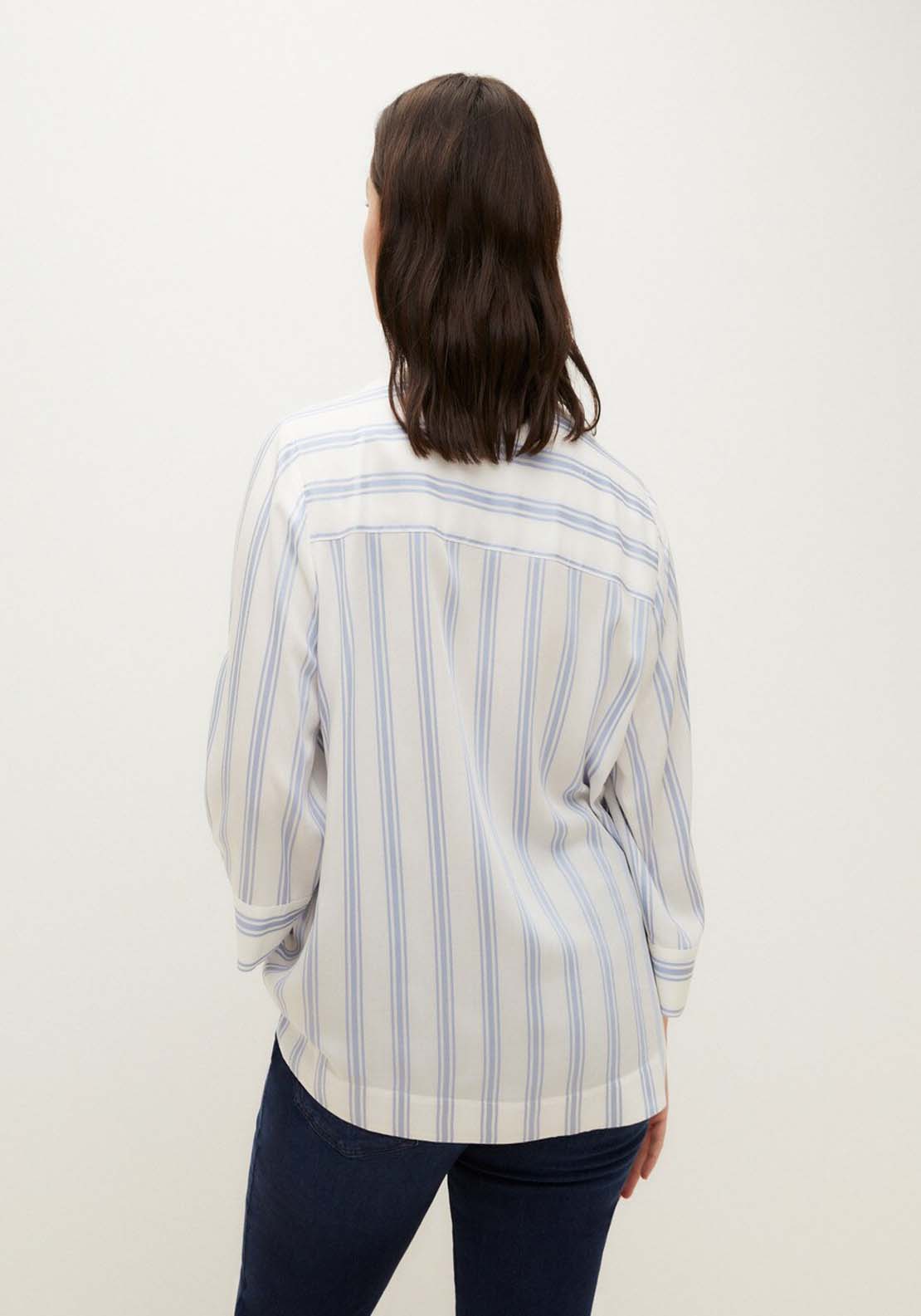 Couchel Stripes Long Sleeve Blouse 3 Shaws Department Stores