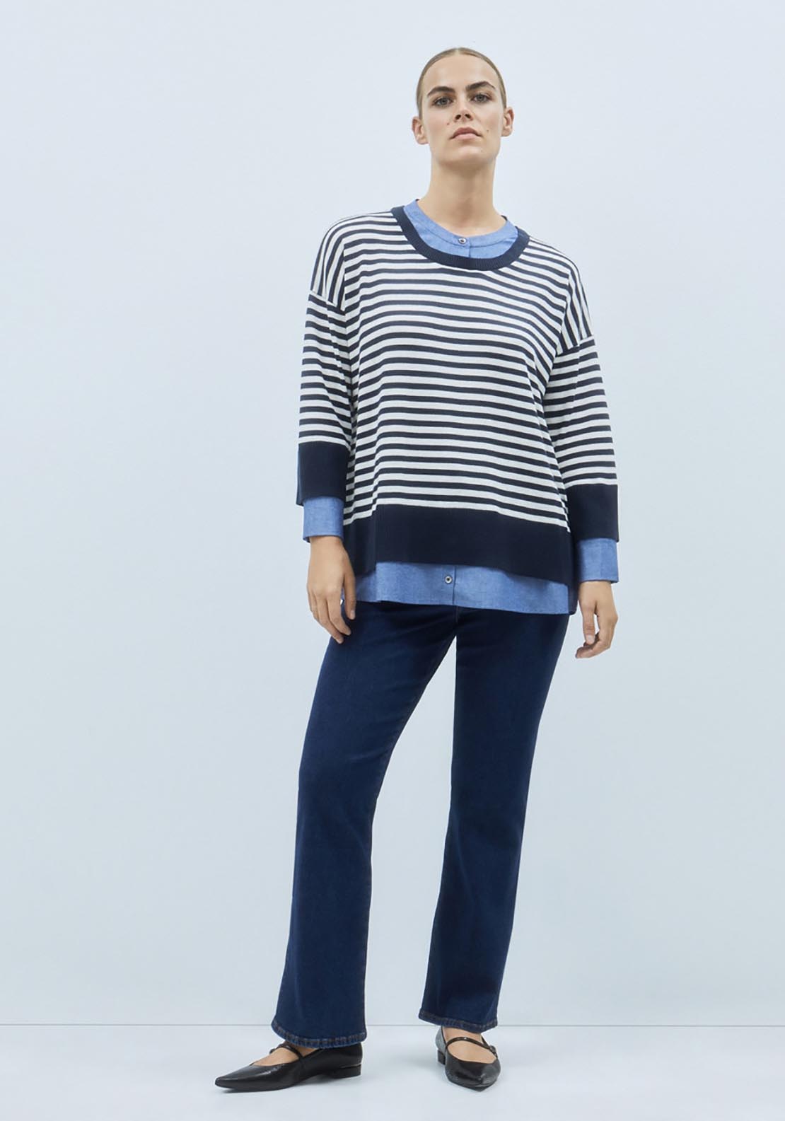 Couchel Striped Sweater 3 Shaws Department Stores