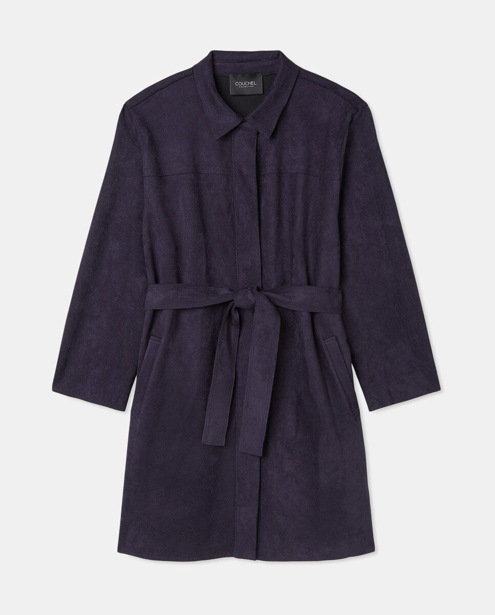 Couchel Outwear Trench - Blue 3 Shaws Department Stores