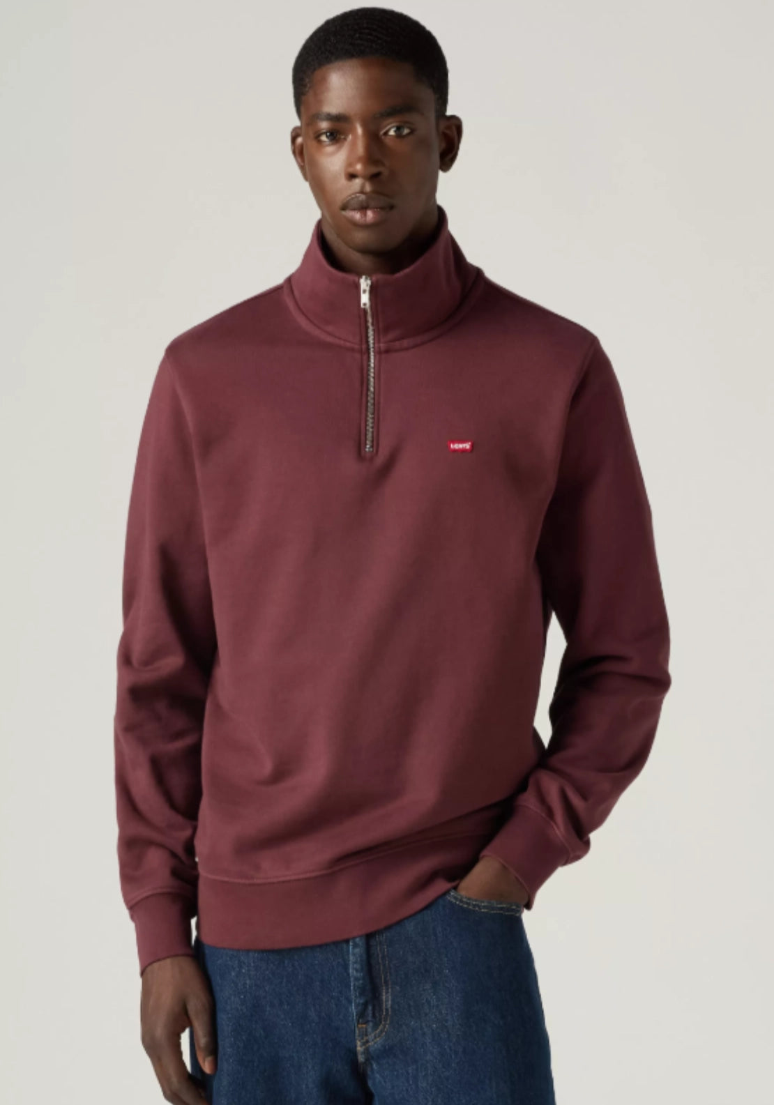 Original Housemark 1/4 Zip Pullover - Vineyard Wine