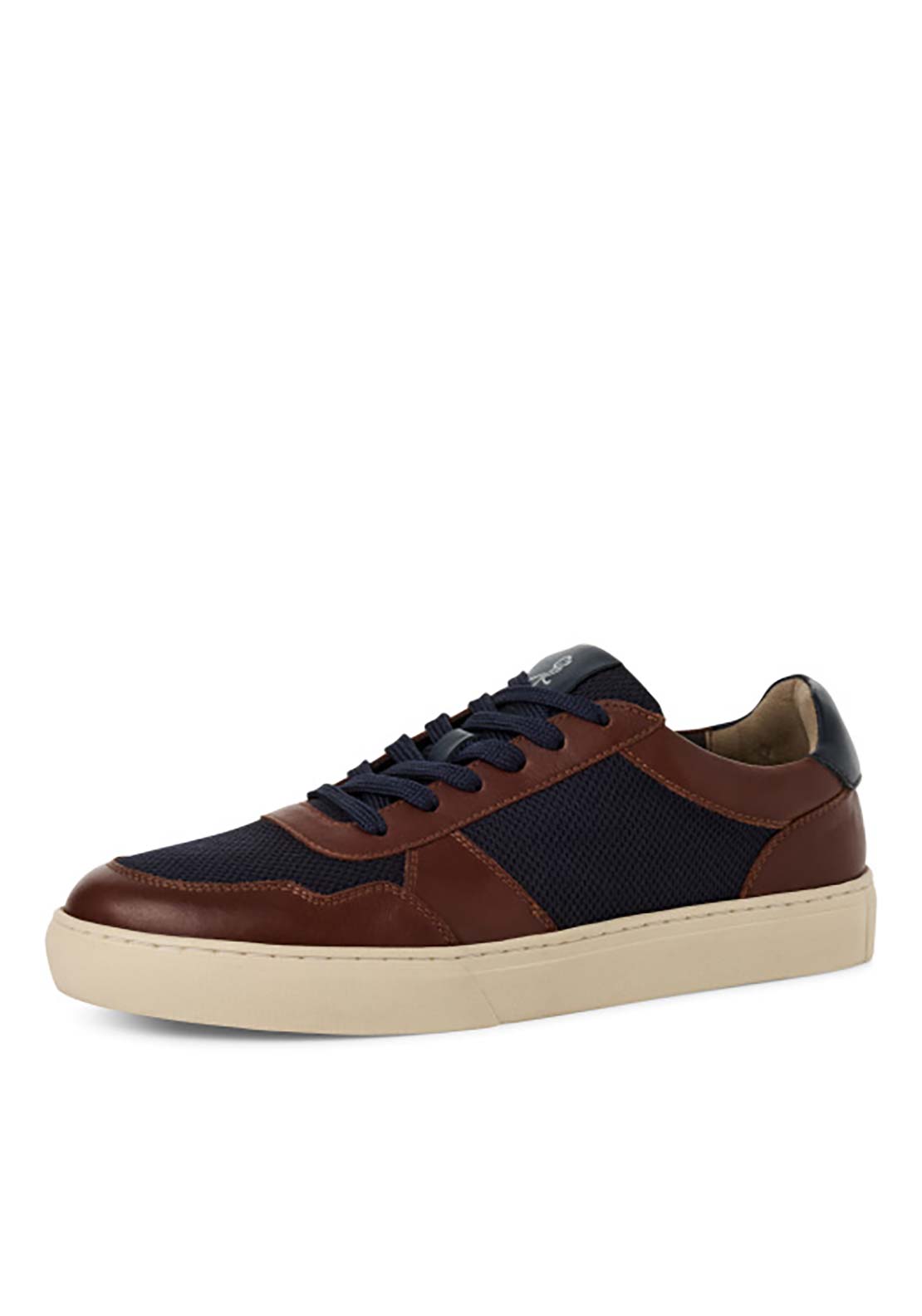 Marco Tozzi Two Tone Leather Trim Casual S - Cognac Comb 1 Shaws Department Stores