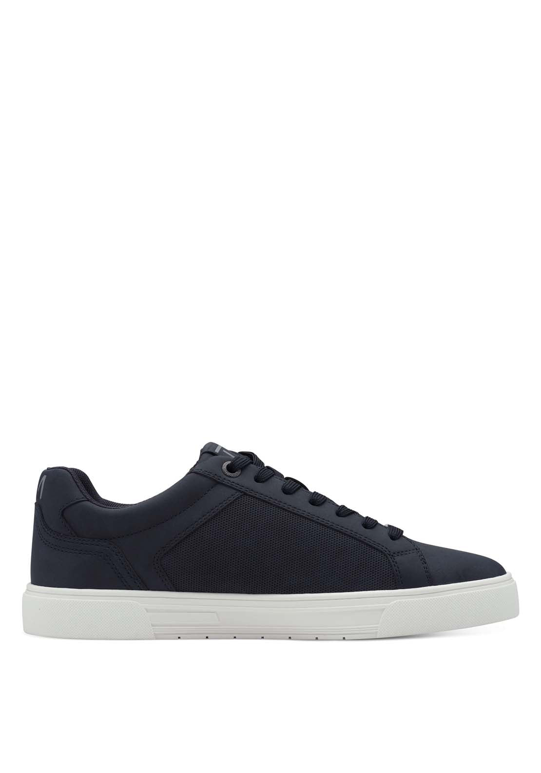 Marco Tozzi Laois Side Zip Trainer - Navy 4 Shaws Department Stores