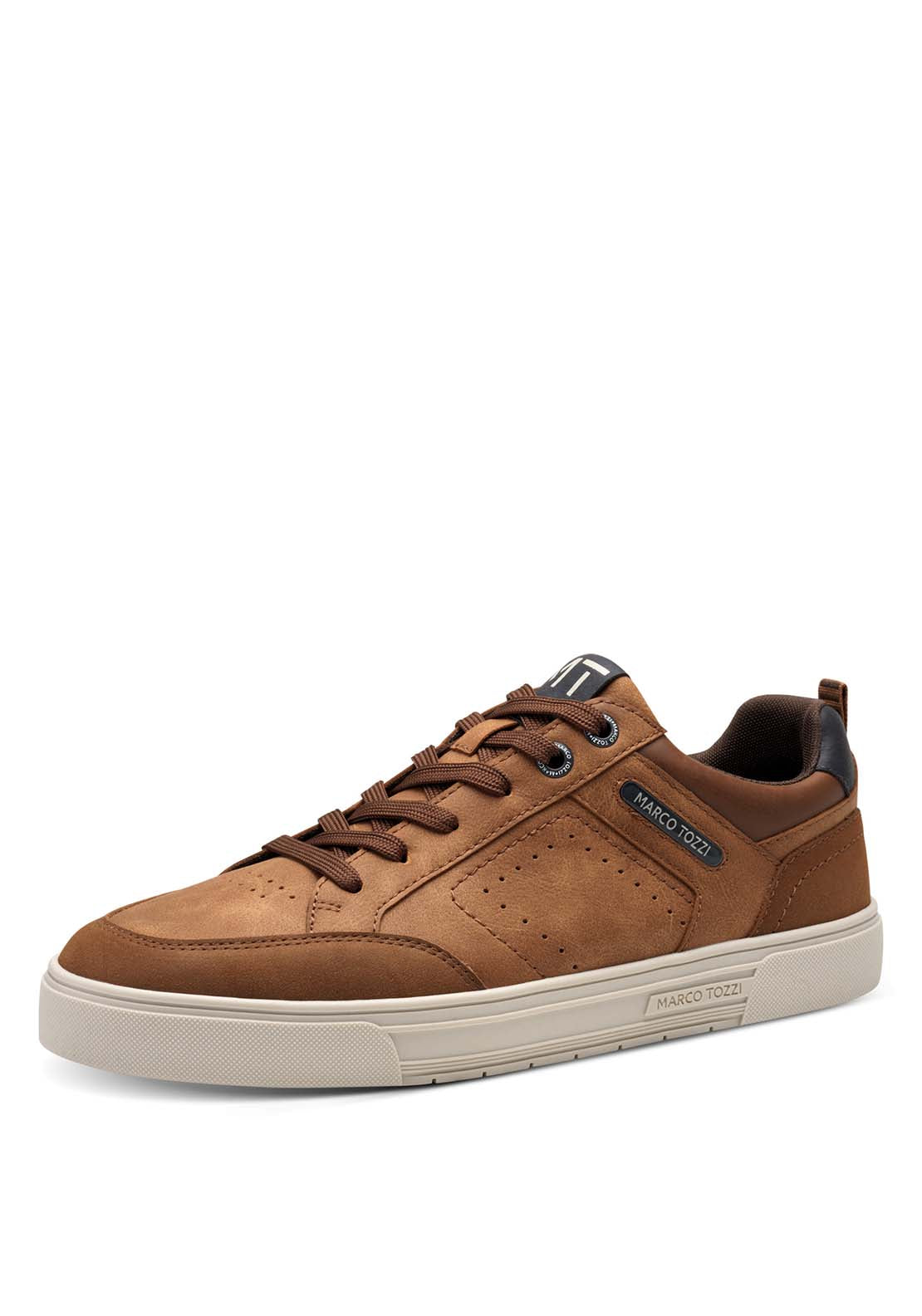 Marco Tozzi Chunky Sole Casual Shoe - Cognac 1 Shaws Department Stores