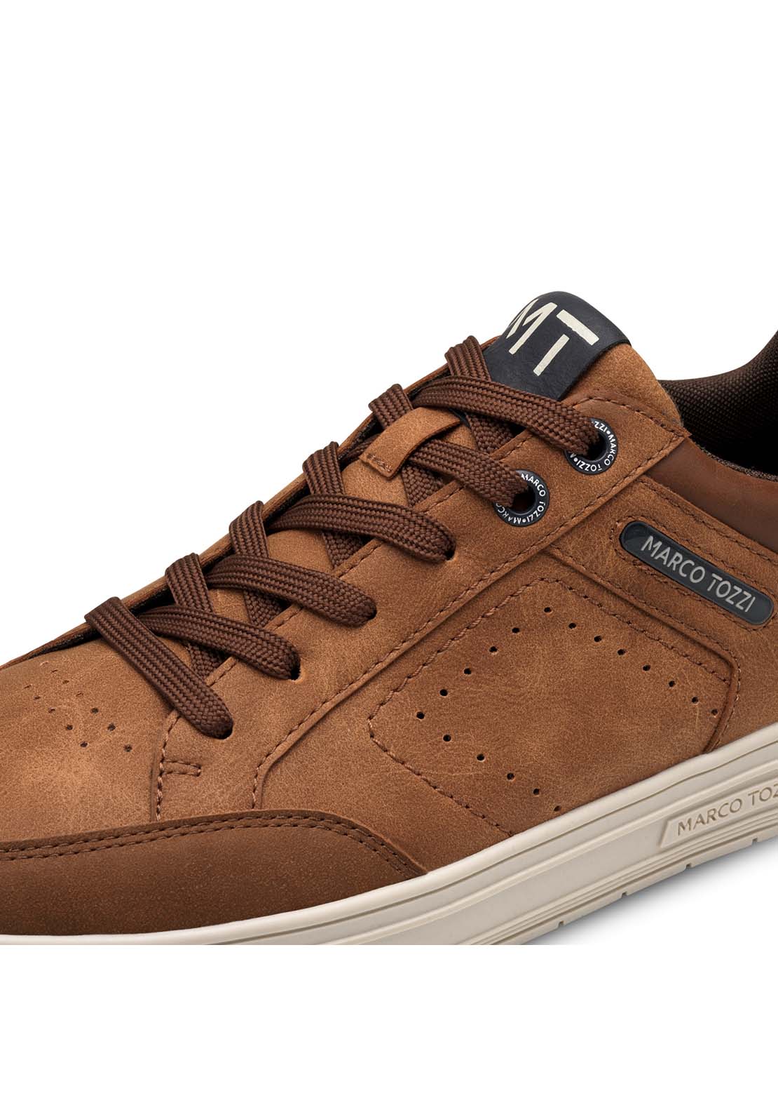 Marco Tozzi Chunky Sole Casual Shoe - Cognac 6 Shaws Department Stores
