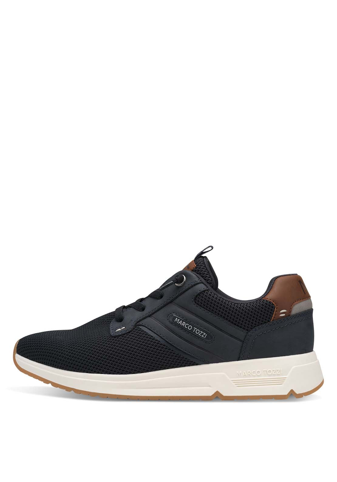 Marco Tozzi Smart Sports Trainer - Navy 2 Shaws Department Stores