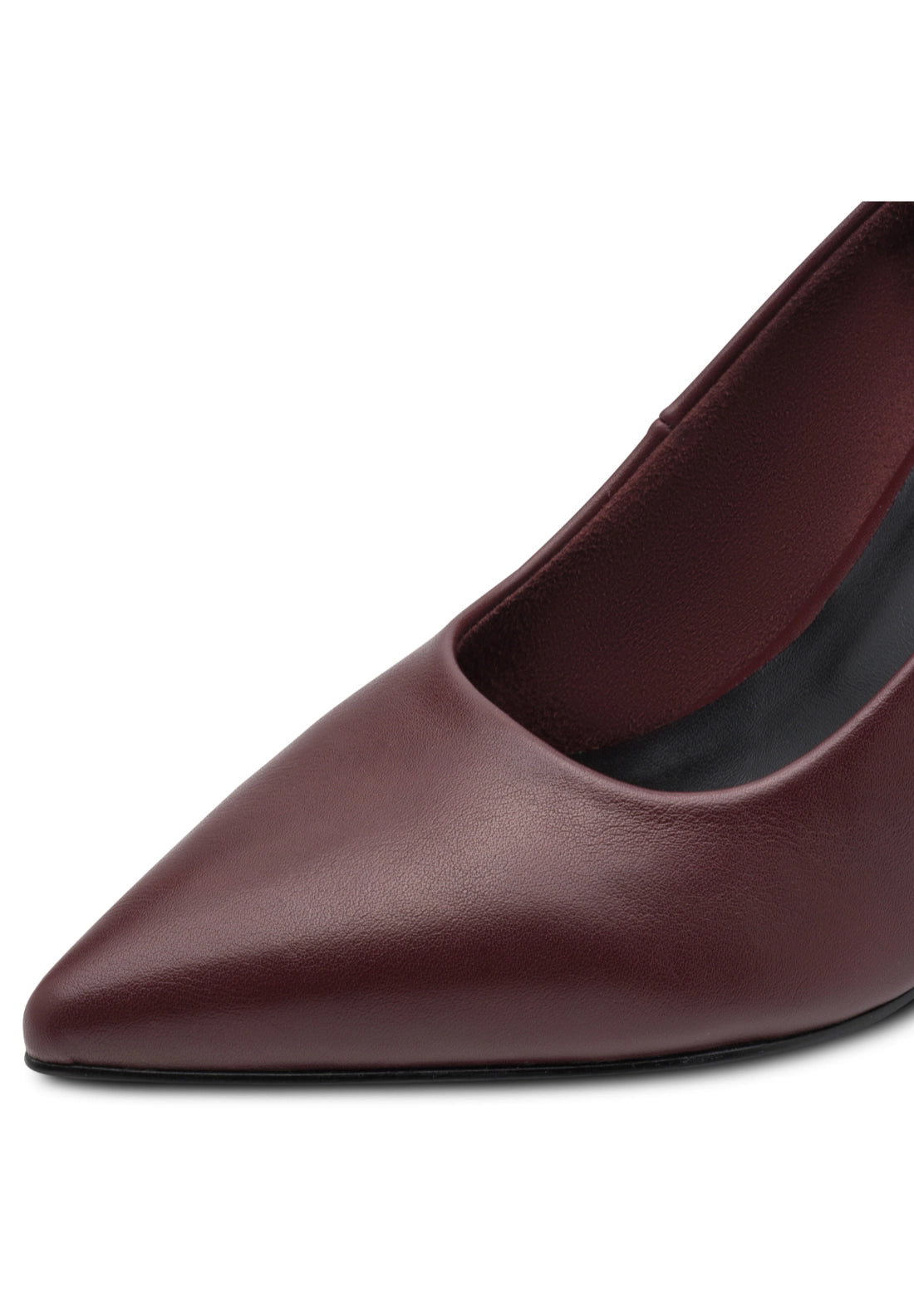 High Heel Court Shoe - Wine