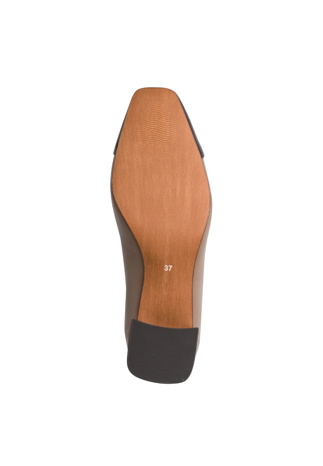 Low Heeled Pump Shoe - Dk Cappuc Comb
