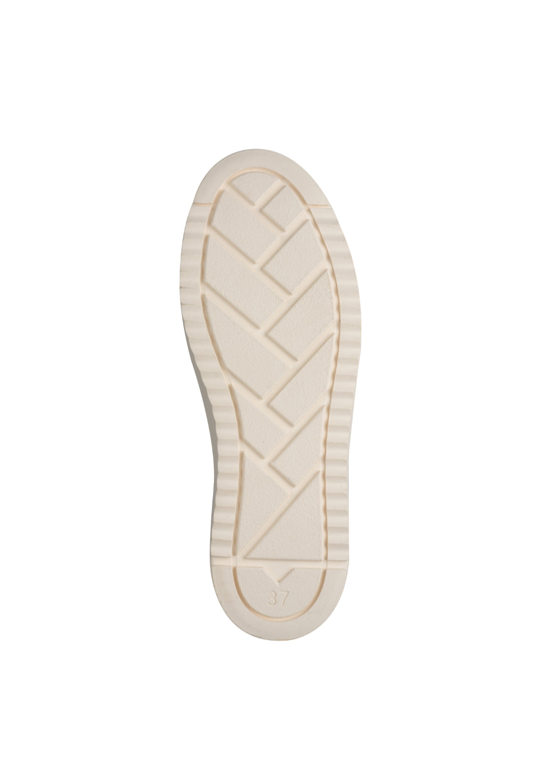 Marco Tozzi Bungee Lace Trainer - Beige 6 Shaws Department Stores